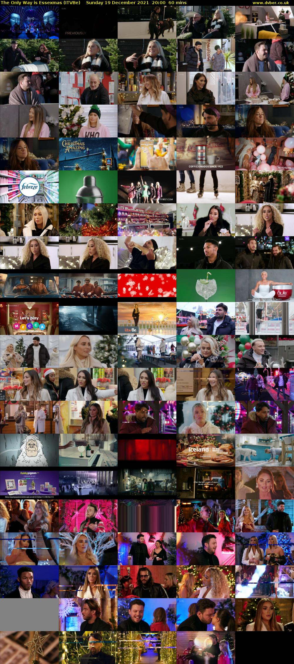 The Only Way is Essexmas (ITVBe) Sunday 19 December 2021 20:00 - 21:00