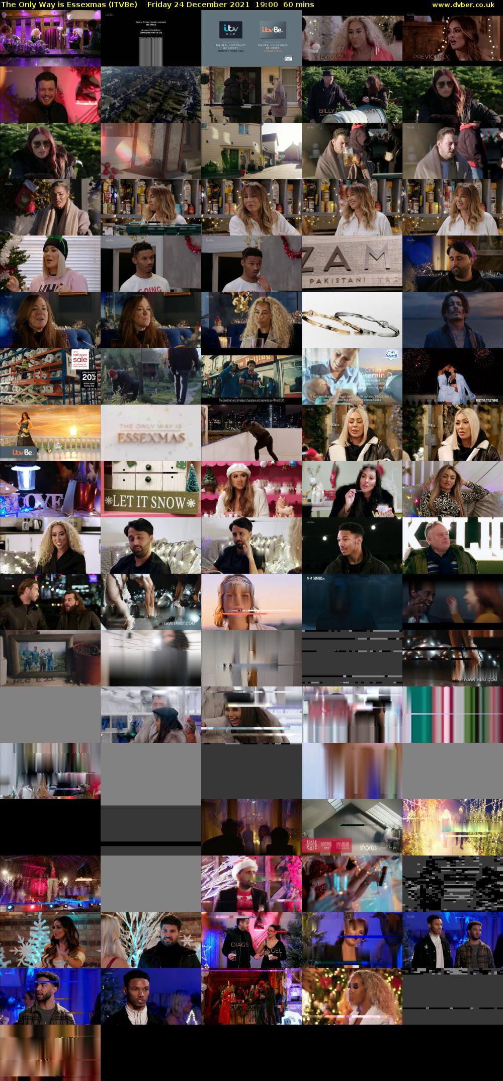 The Only Way is Essexmas (ITVBe) Friday 24 December 2021 19:00 - 20:00
