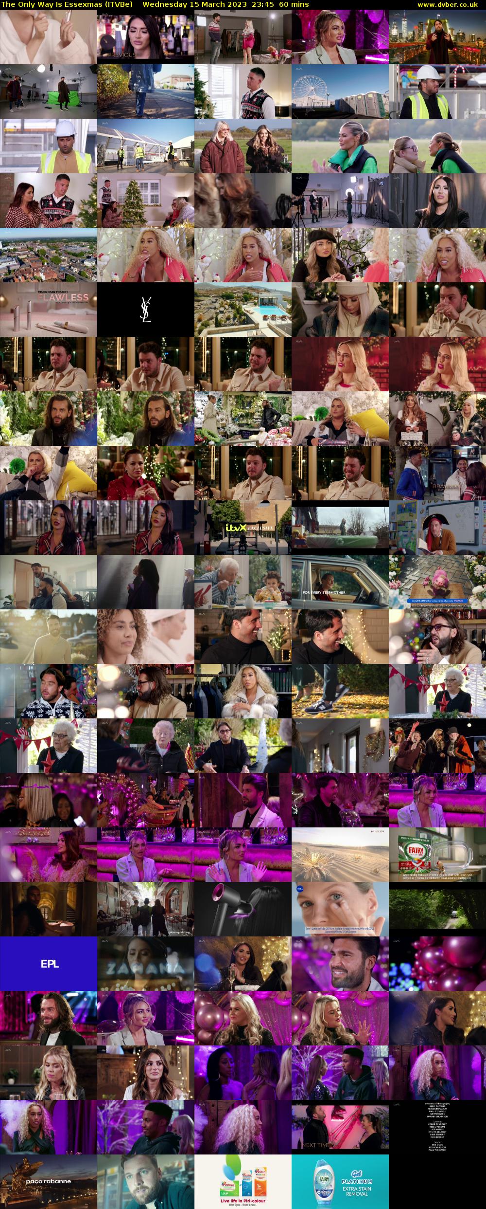 The Only Way is Essexmas (ITVBe) Wednesday 15 March 2023 23:45 - 00:45