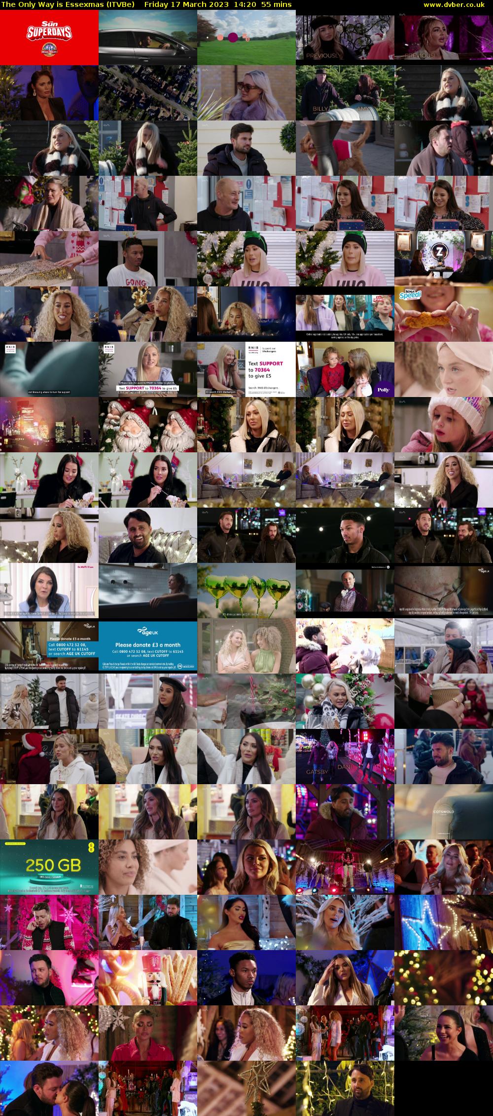 The Only Way is Essexmas (ITVBe) Friday 17 March 2023 14:20 - 15:15