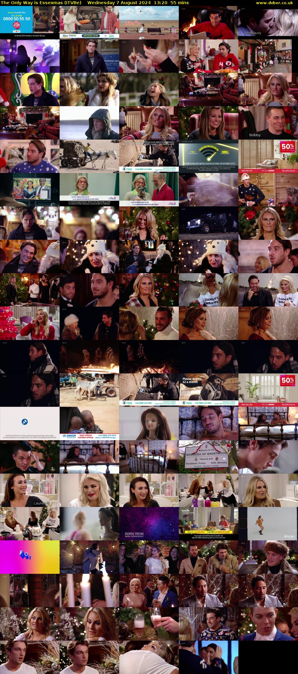 The Only Way is Essexmas (ITVBe) Wednesday 7 August 2024 13:20 - 14:15