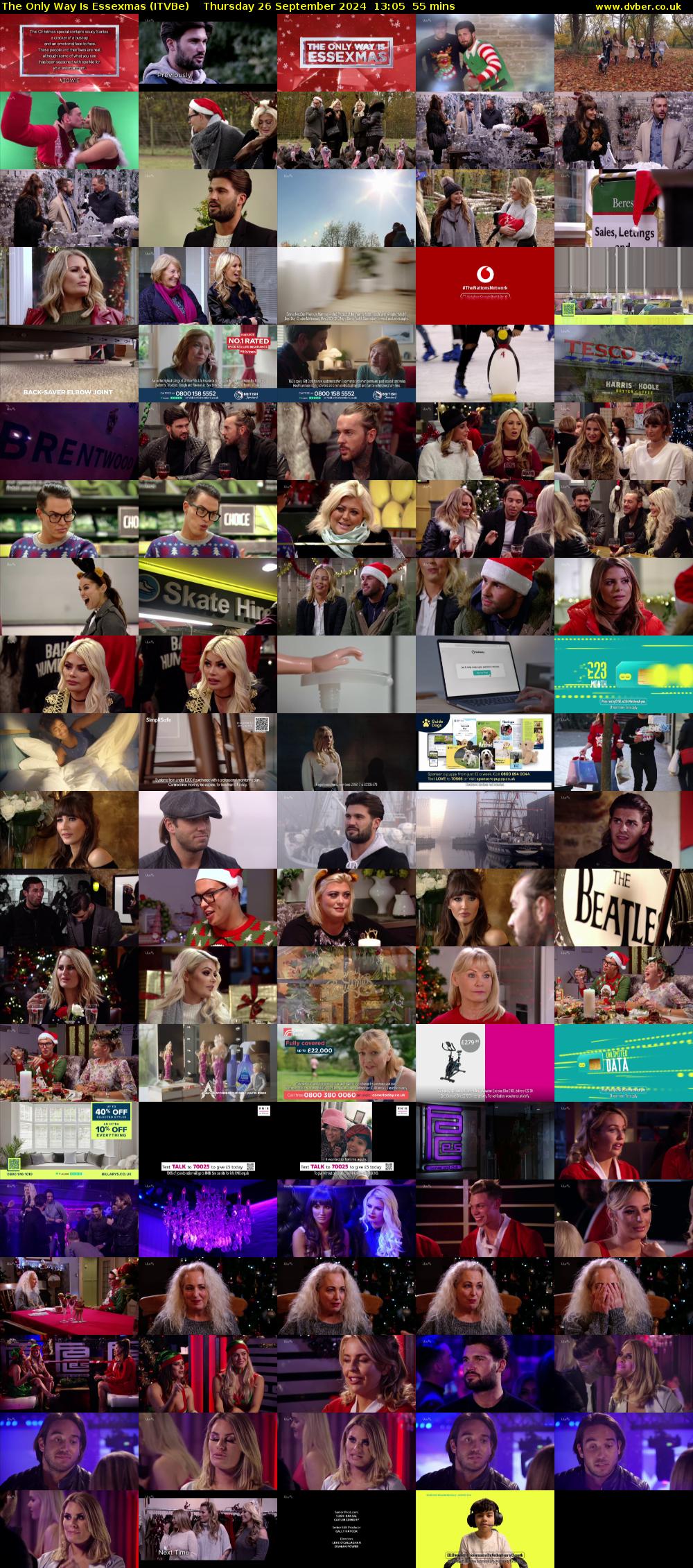 The Only Way is Essexmas (ITVBe) Thursday 26 September 2024 13:05 - 14:00