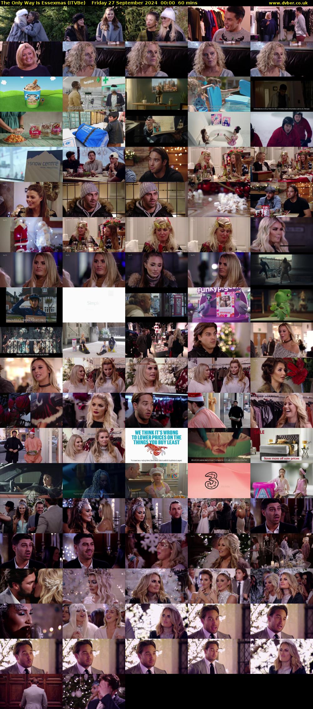 The Only Way is Essexmas (ITVBe) Friday 27 September 2024 00:00 - 01:00