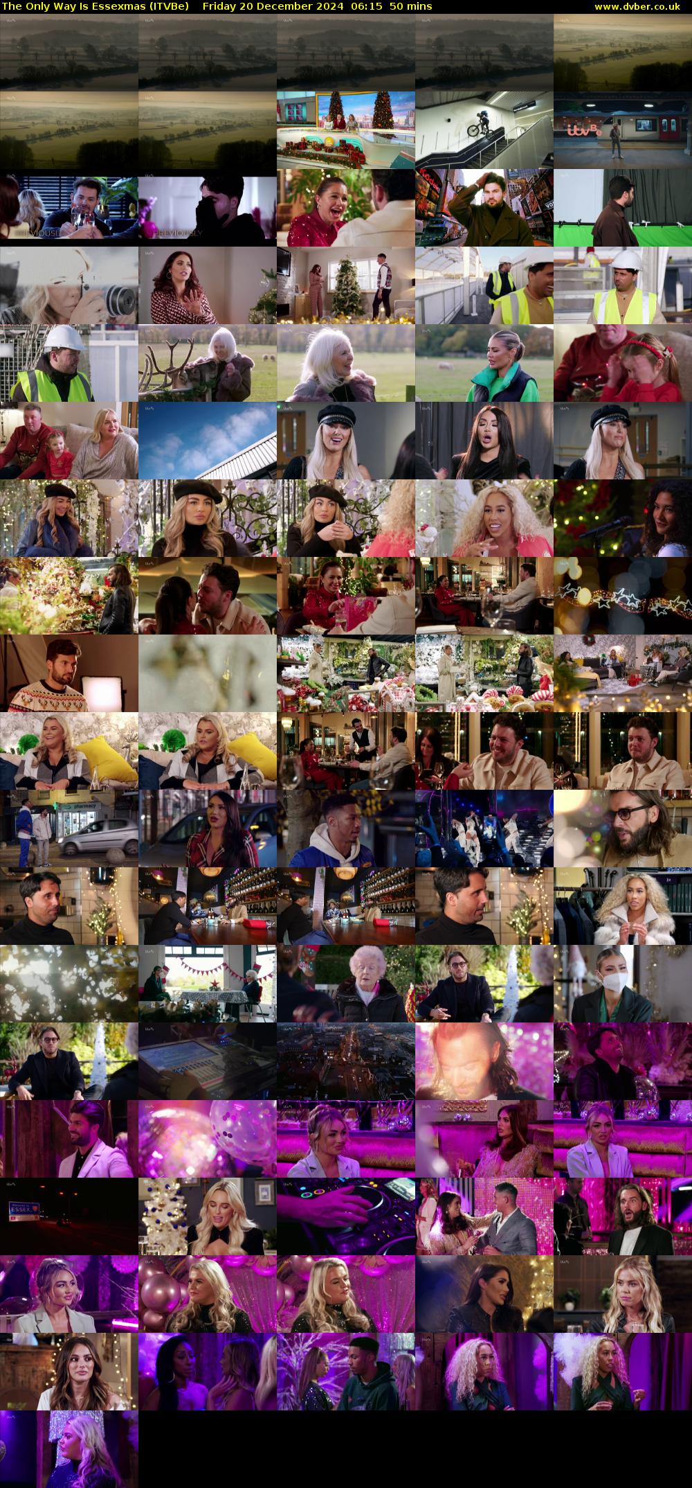 The Only Way is Essexmas (ITVBe) Friday 20 December 2024 06:15 - 07:05