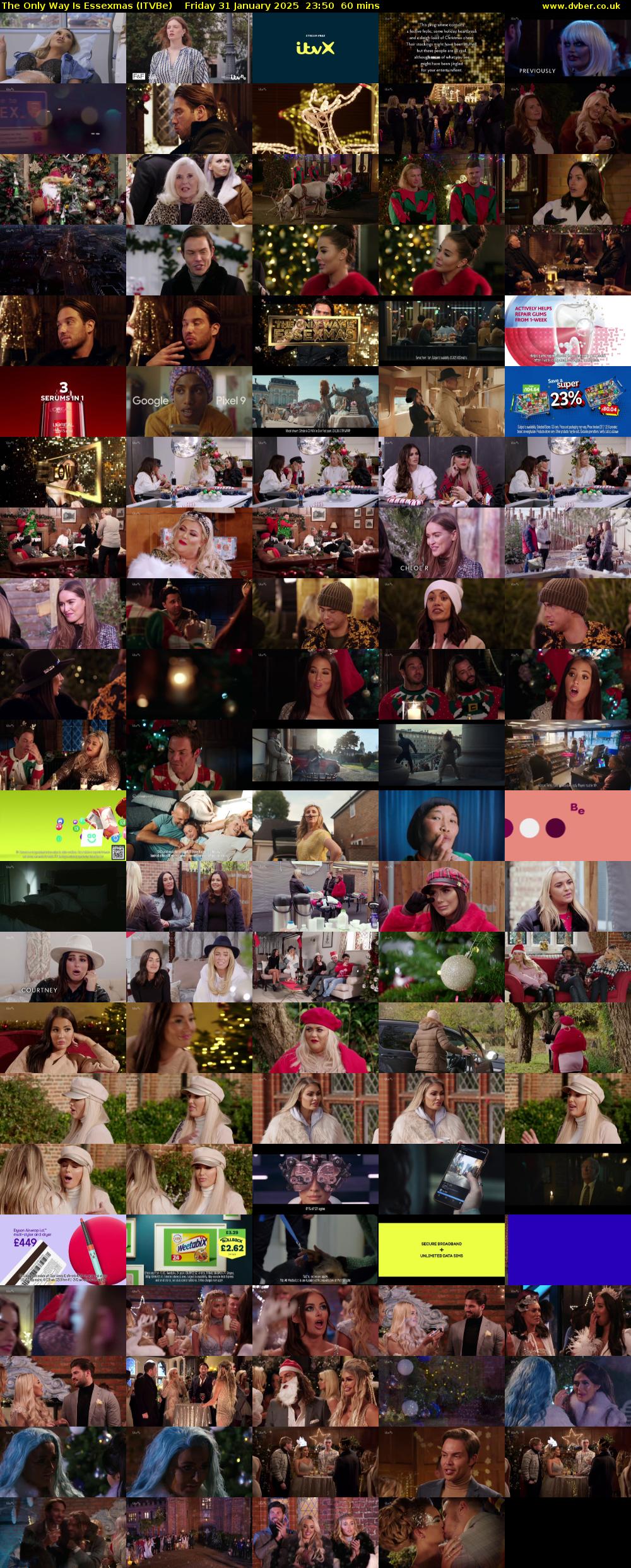 The Only Way is Essexmas (ITVBe) Friday 31 January 2025 23:50 - 00:50