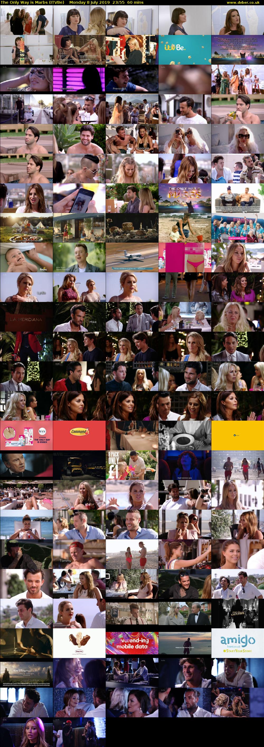 The Only Way is Marbs (ITVBe) Monday 8 July 2019 23:55 - 00:55