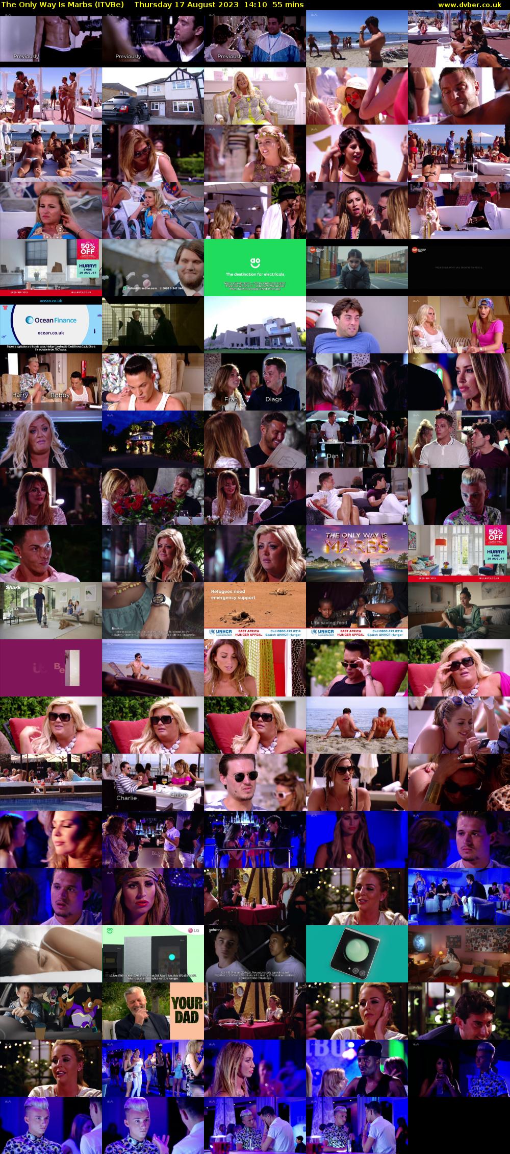 The Only Way is Marbs (ITVBe) Thursday 17 August 2023 14:10 - 15:05