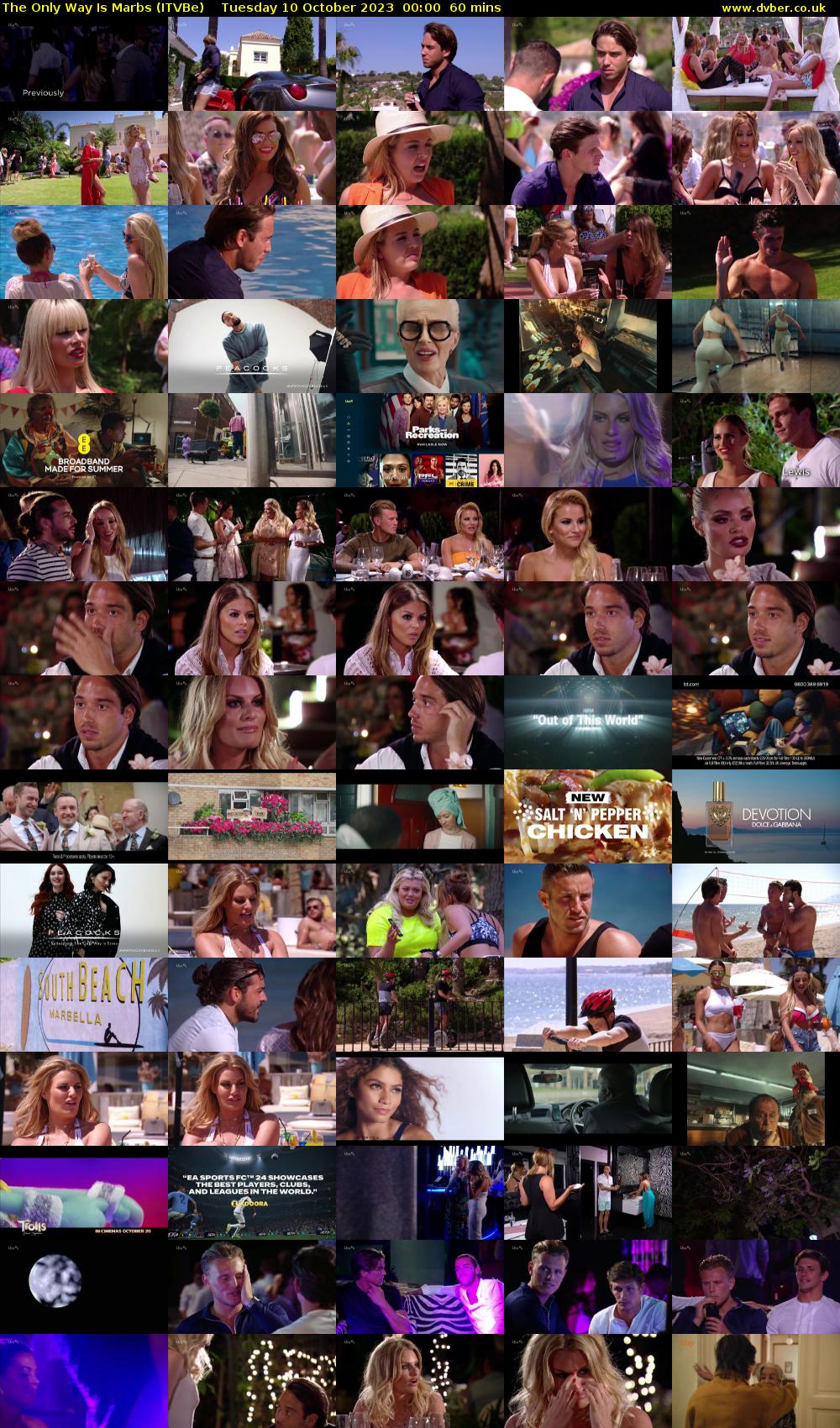 The Only Way is Marbs (ITVBe) Tuesday 10 October 2023 00:00 - 01:00