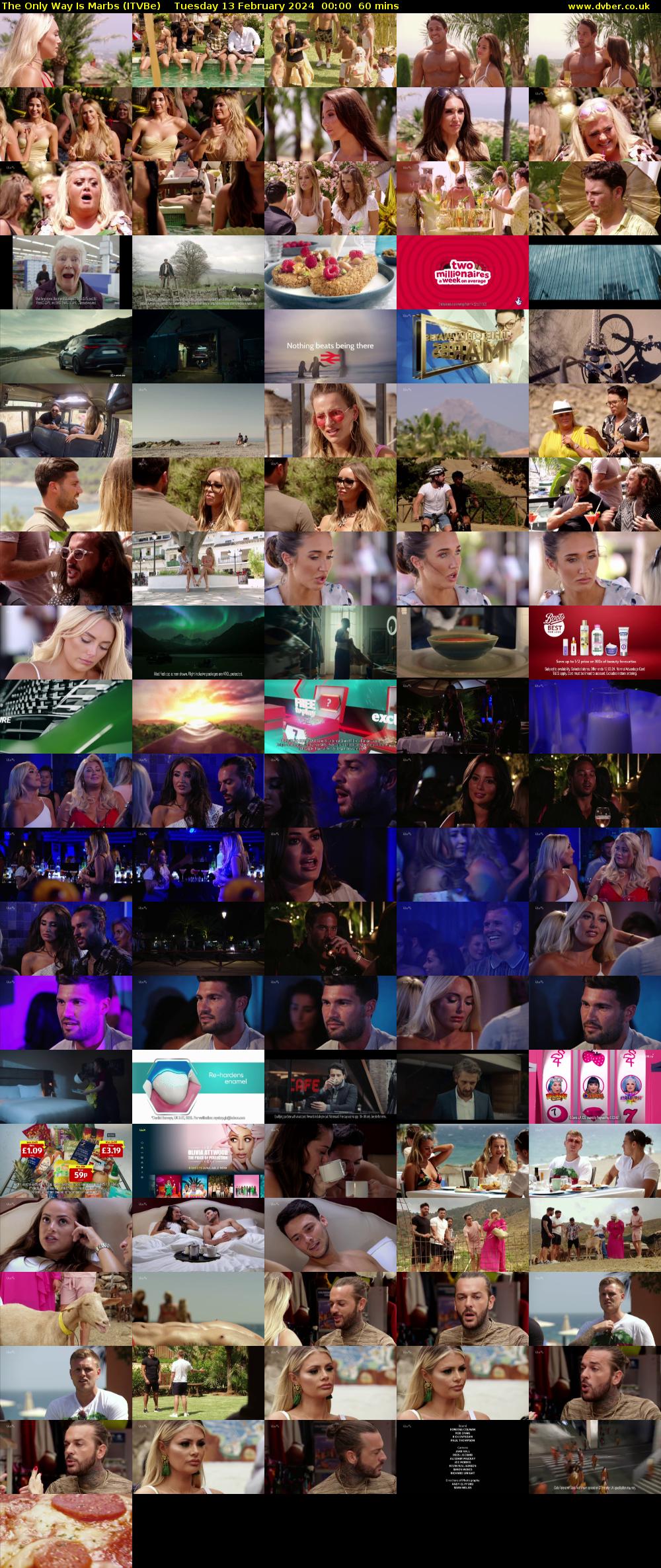 The Only Way is Marbs (ITVBe) Tuesday 13 February 2024 00:00 - 01:00
