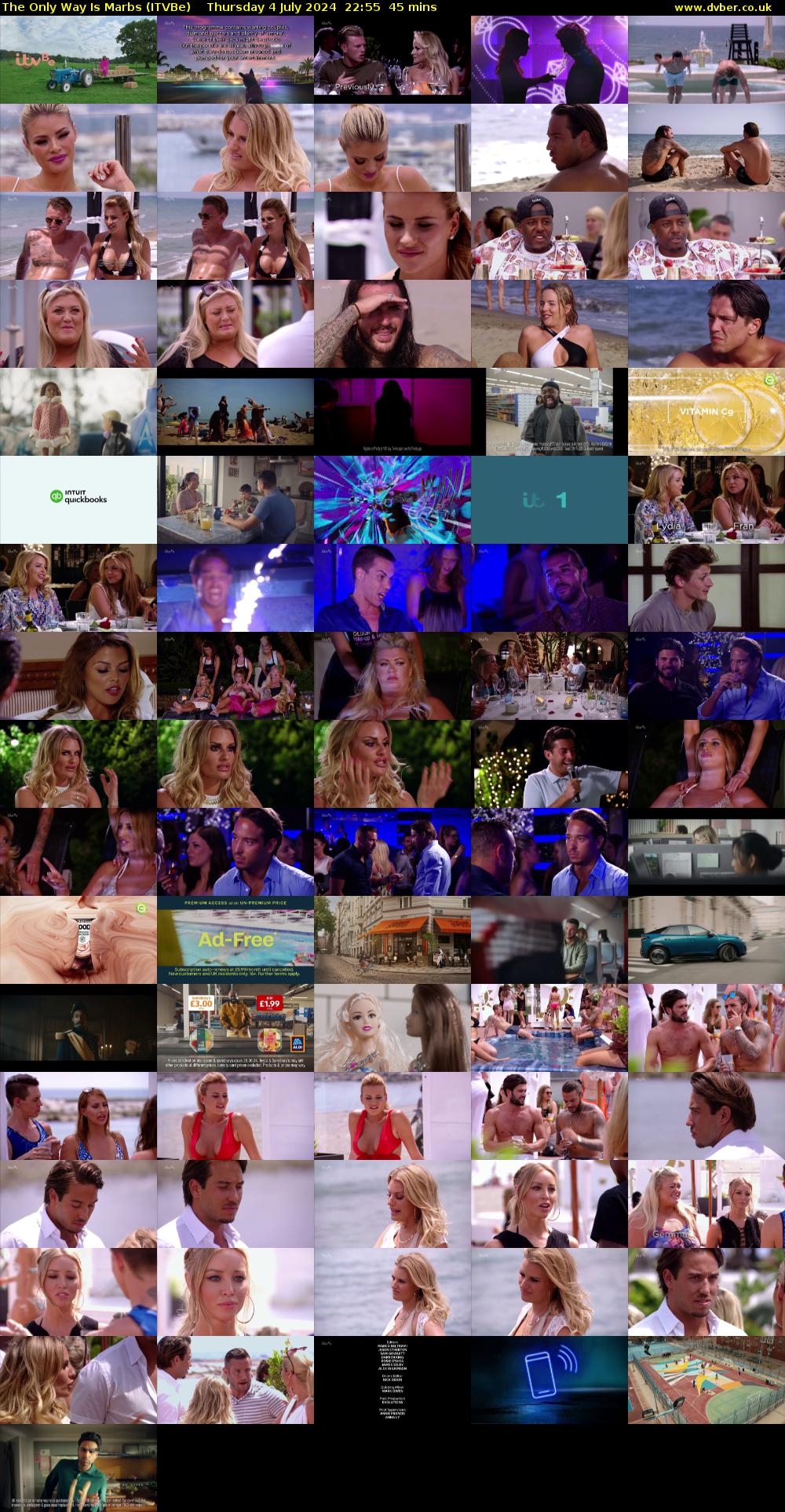 The Only Way is Marbs (ITVBe) Thursday 4 July 2024 22:55 - 23:40