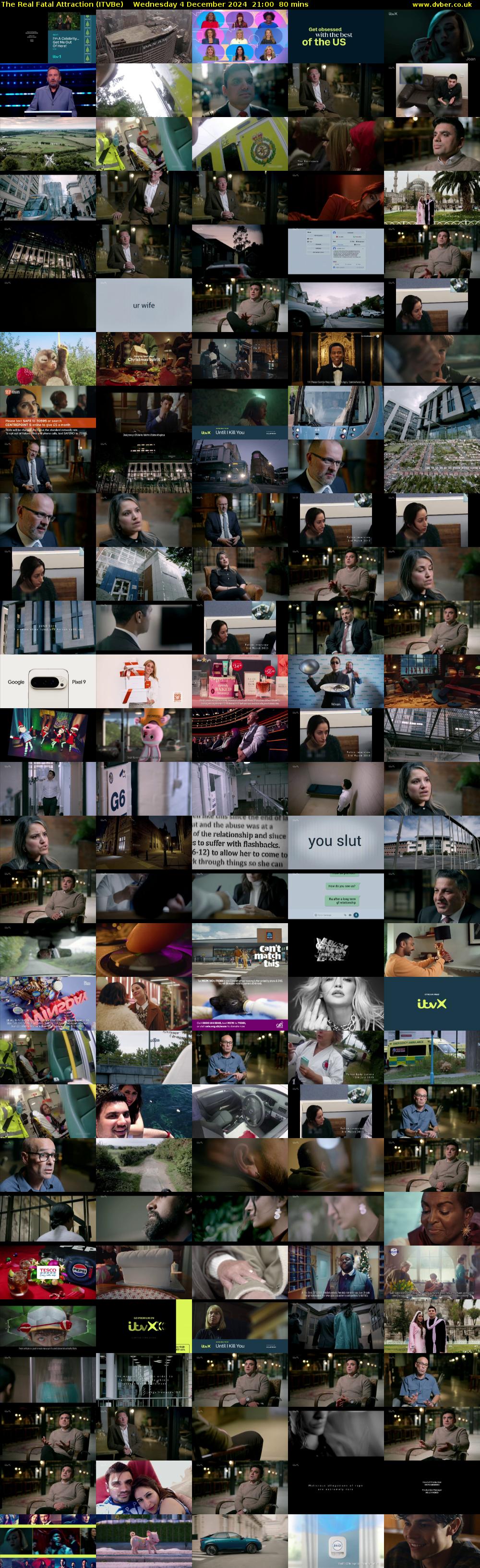 The Real Fatal Attraction (ITVBe) Wednesday 4 December 2024 21:00 - 22:20