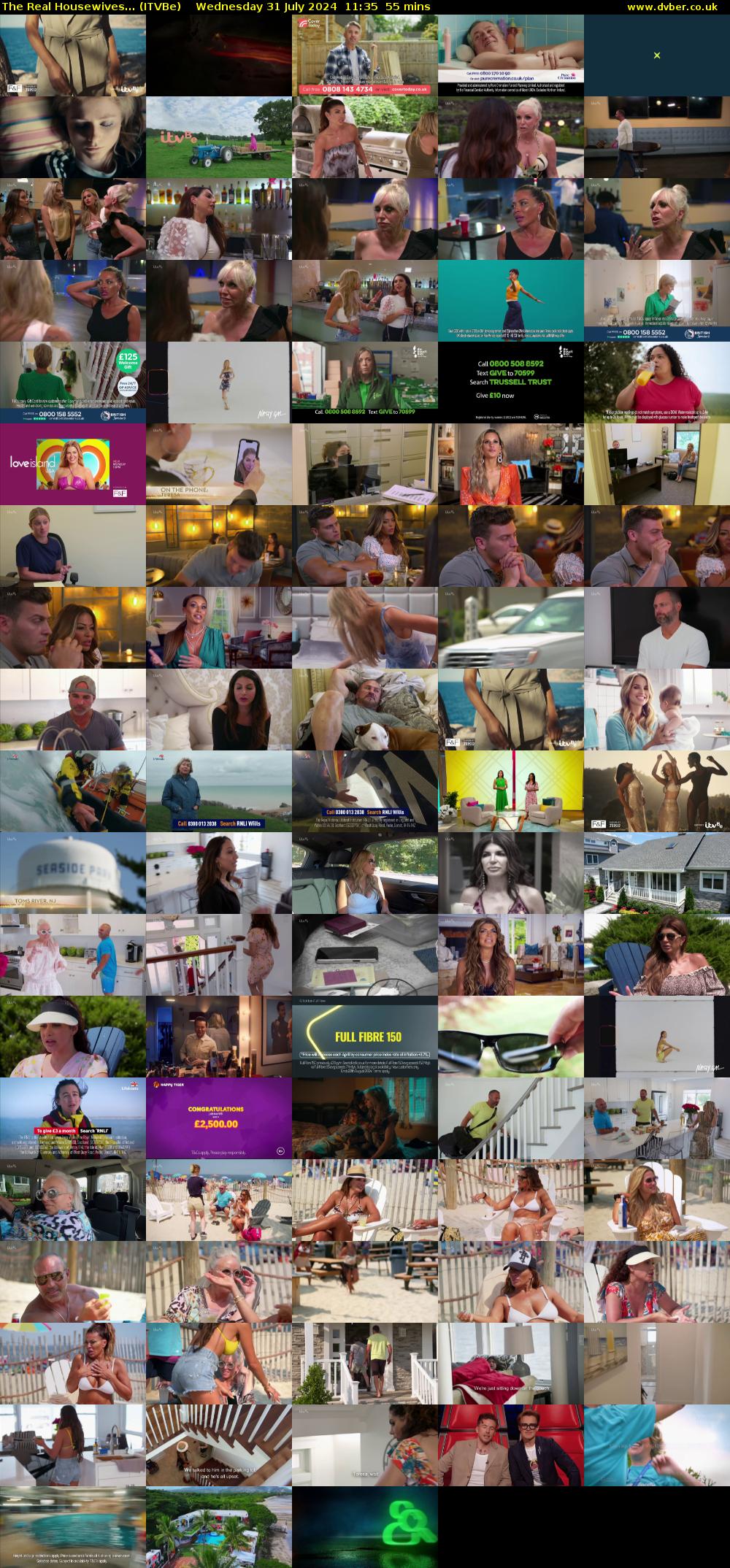 The Real Housewives... (ITVBe) Wednesday 31 July 2024 11:35 - 12:30