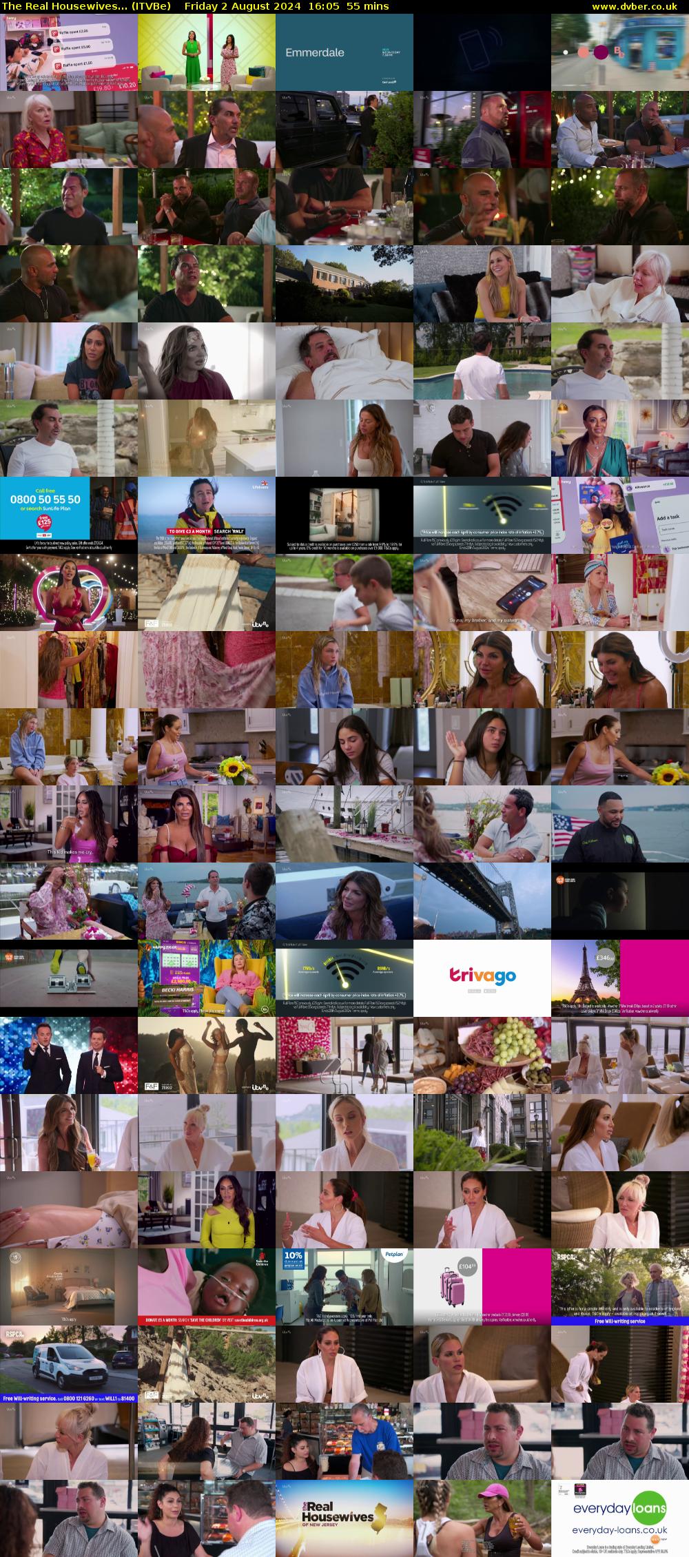 The Real Housewives... (ITVBe) Friday 2 August 2024 16:05 - 17:00