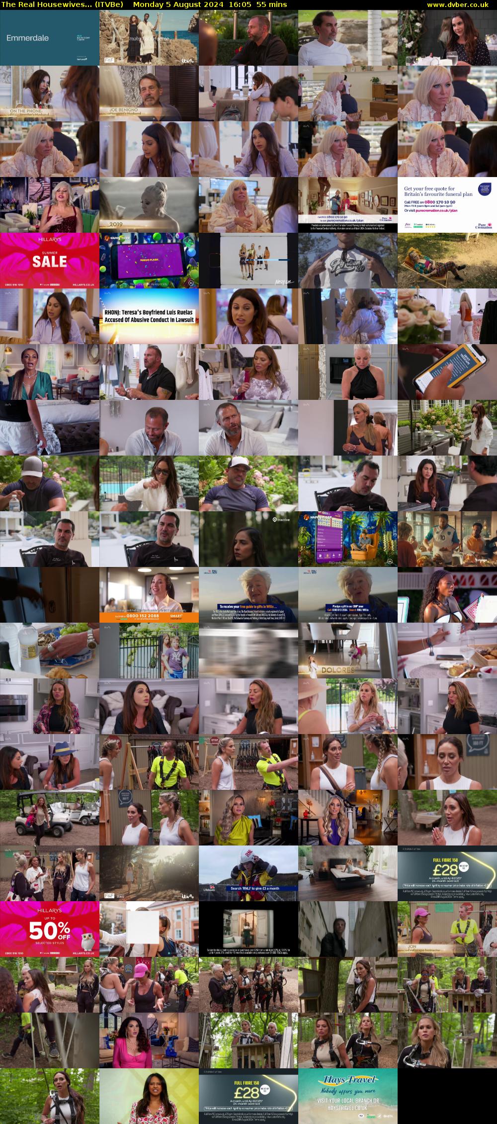 The Real Housewives... (ITVBe) Monday 5 August 2024 16:05 - 17:00
