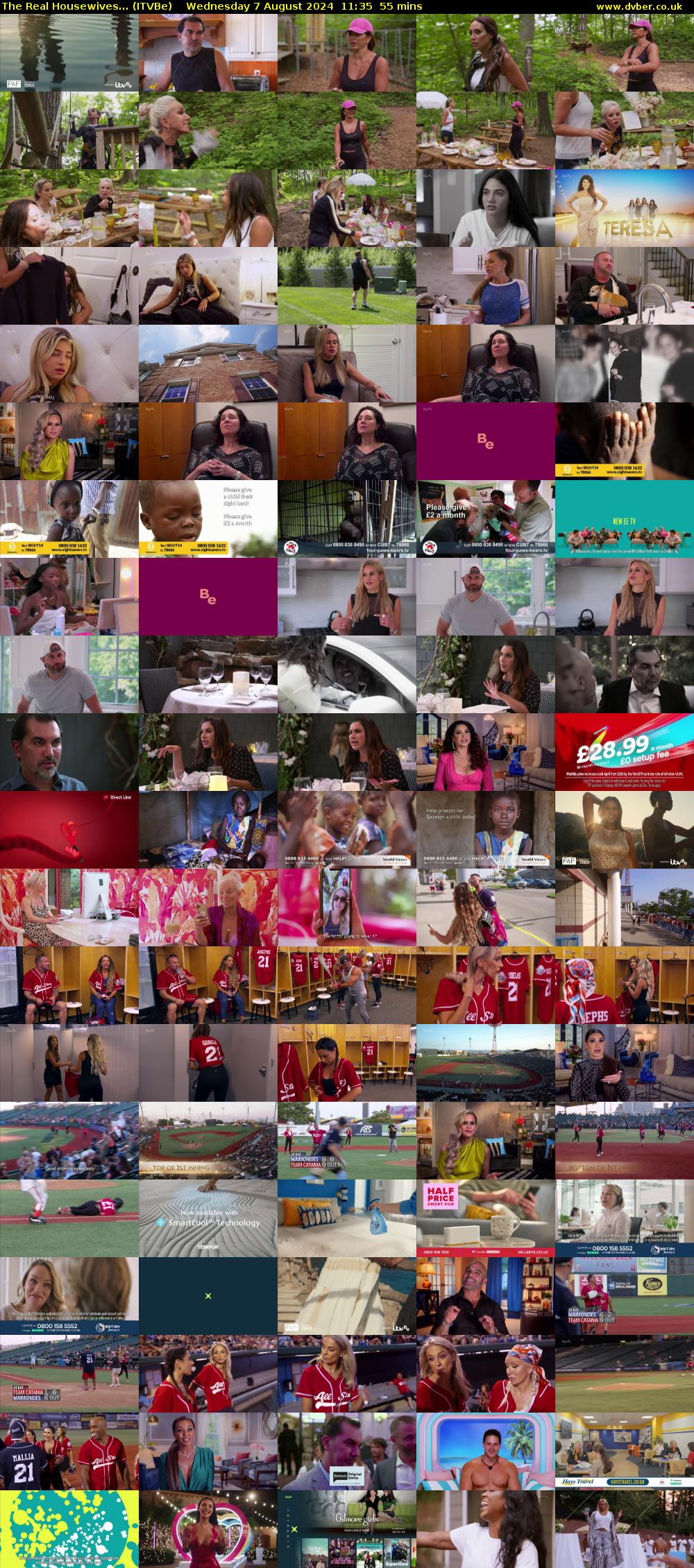 The Real Housewives... (ITVBe) Wednesday 7 August 2024 11:35 - 12:30