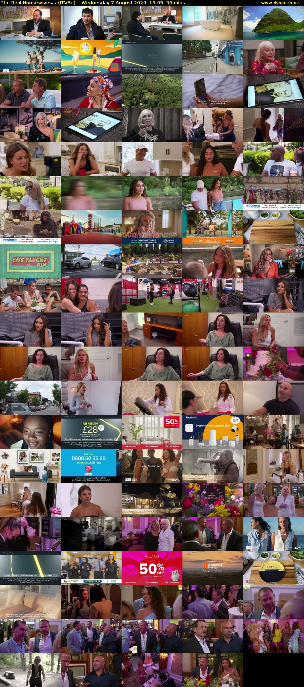 The Real Housewives... (ITVBe) Wednesday 7 August 2024 16:05 - 17:00