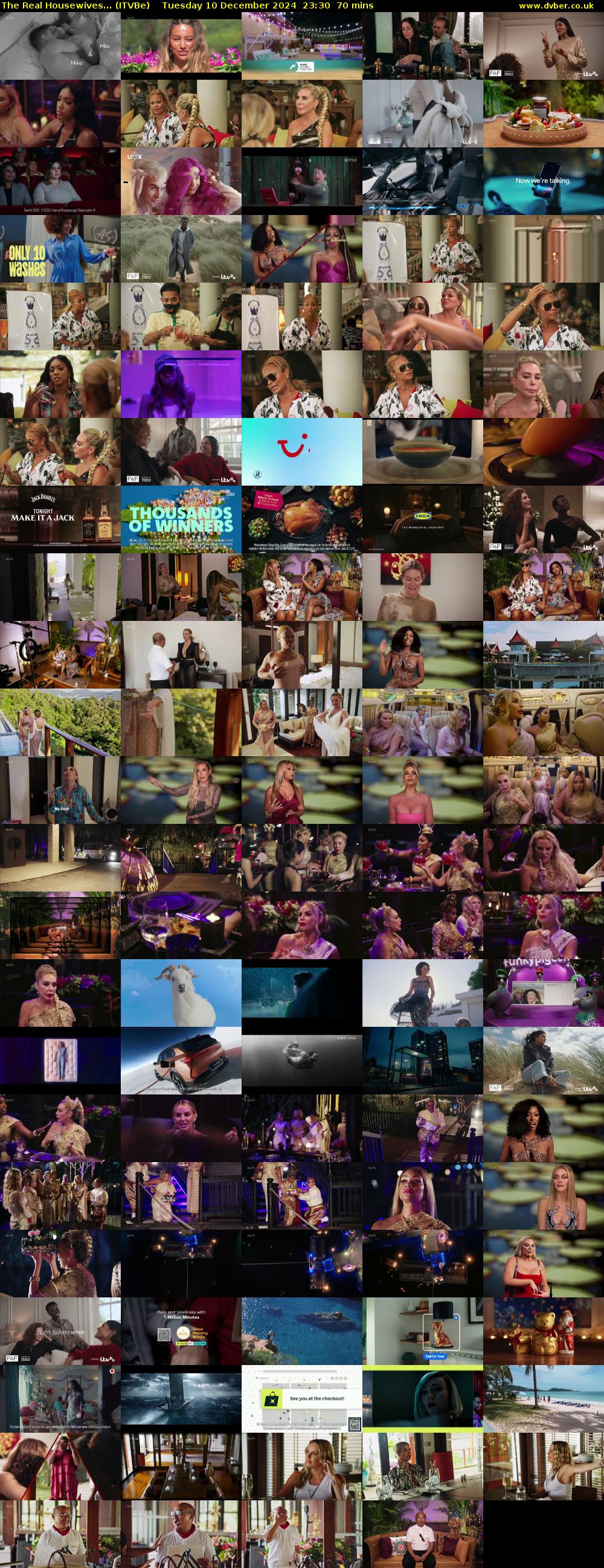 The Real Housewives... (ITVBe) Tuesday 10 December 2024 23:30 - 00:40