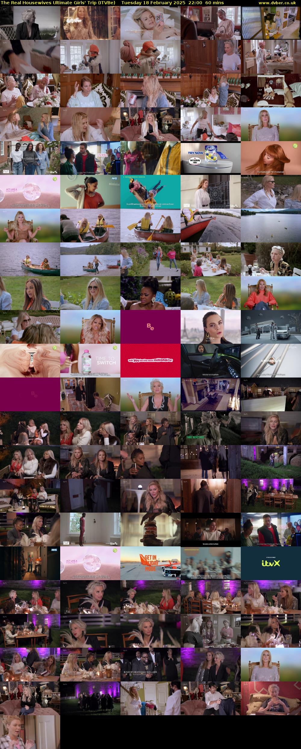 The Real Housewives Ultimate Girls' Trip (ITVBe) Tuesday 18 February 2025 22:00 - 23:00