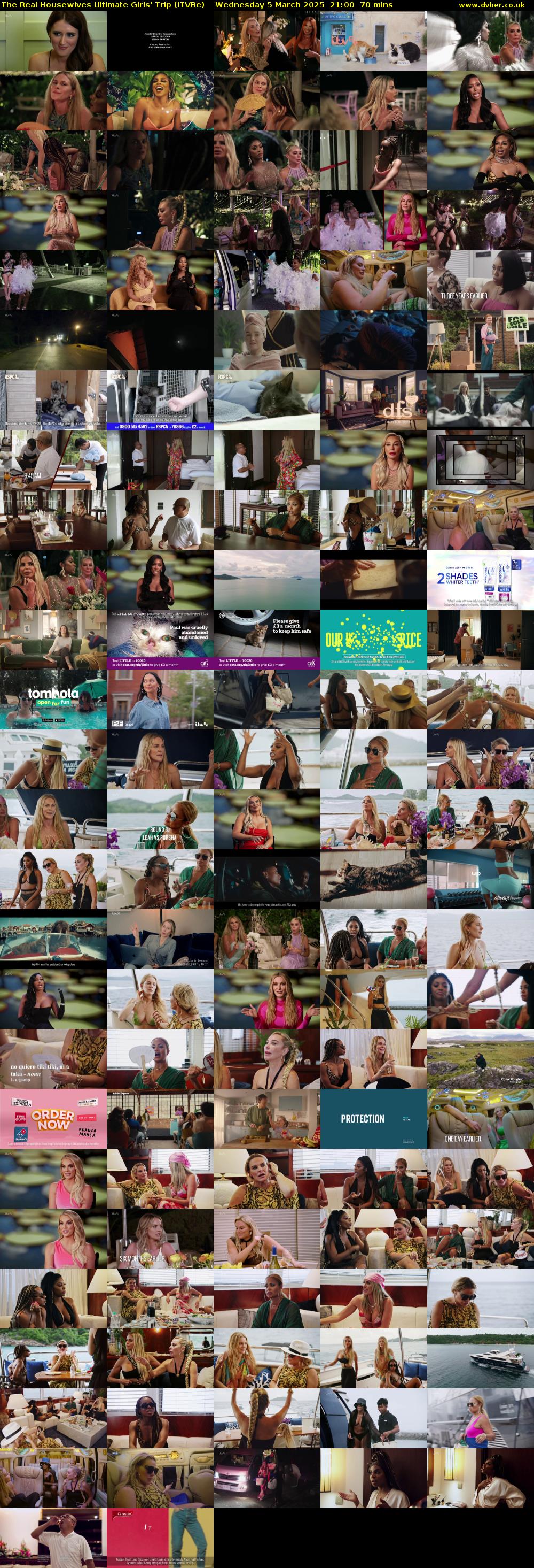 The Real Housewives Ultimate Girls' Trip (ITVBe) Wednesday 5 March 2025 21:00 - 22:10
