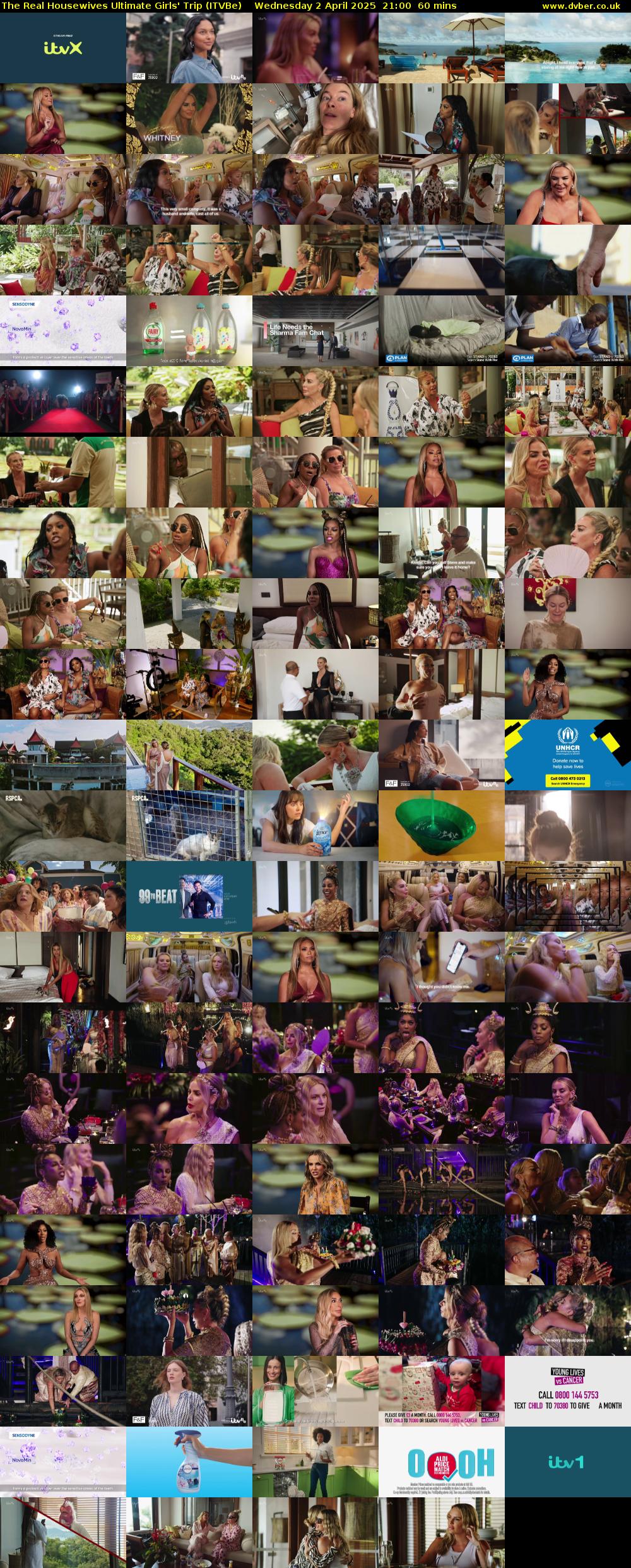 The Real Housewives Ultimate Girls' Trip (ITVBe) Wednesday 2 April 2025 21:00 - 22:00