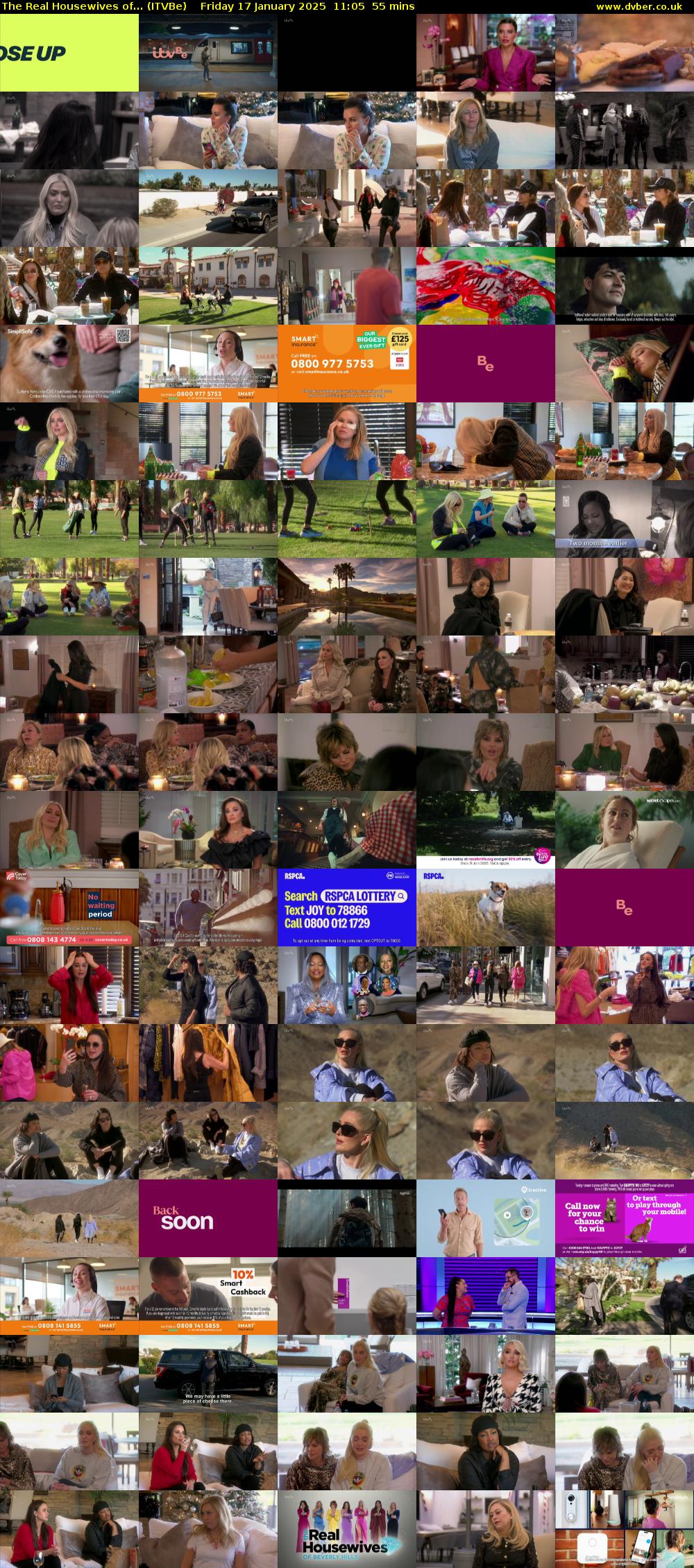 The Real Housewives of... (ITVBe) Friday 17 January 2025 11:05 - 12:00
