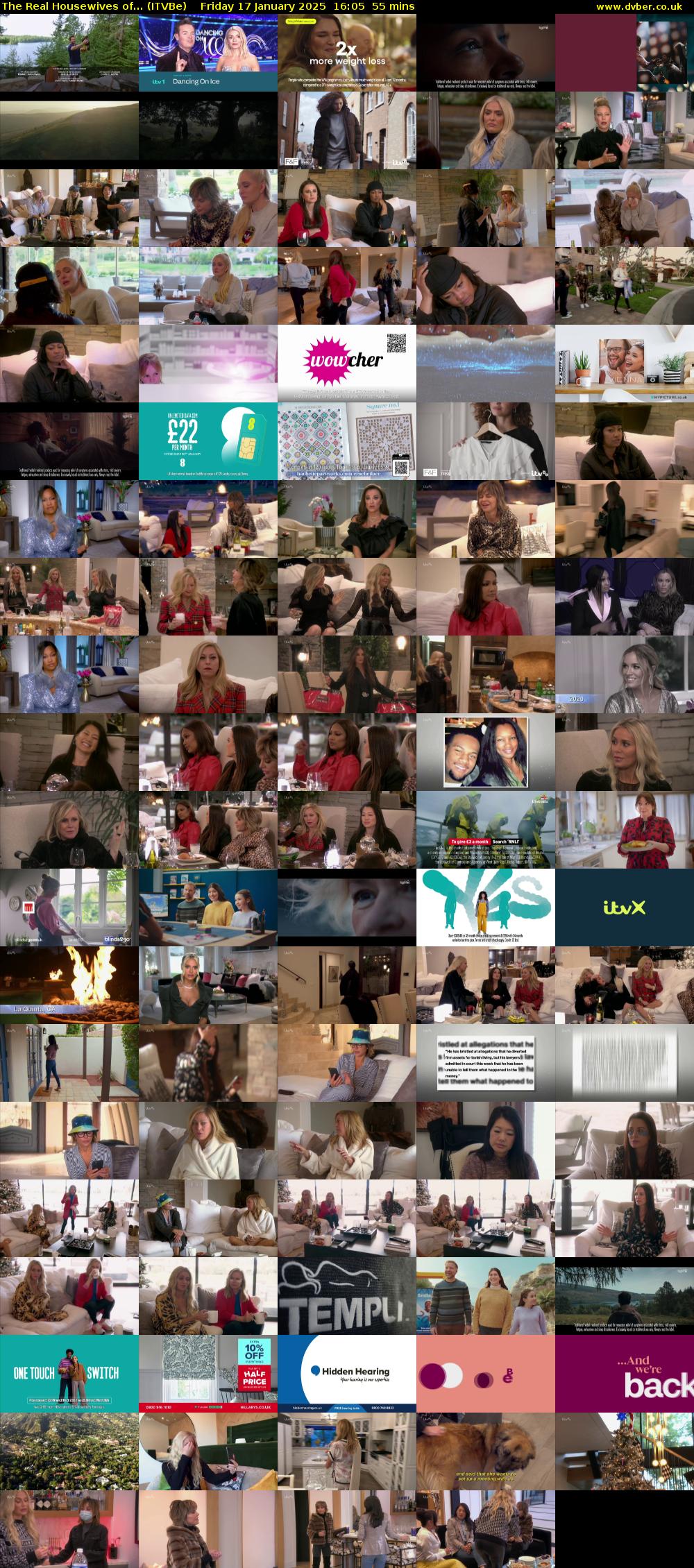 The Real Housewives of... (ITVBe) Friday 17 January 2025 16:05 - 17:00