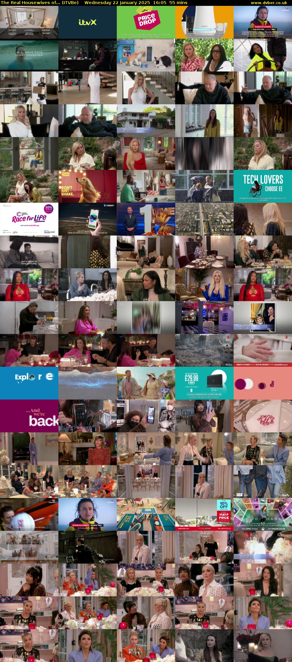 The Real Housewives of... (ITVBe) Wednesday 22 January 2025 16:05 - 17:00