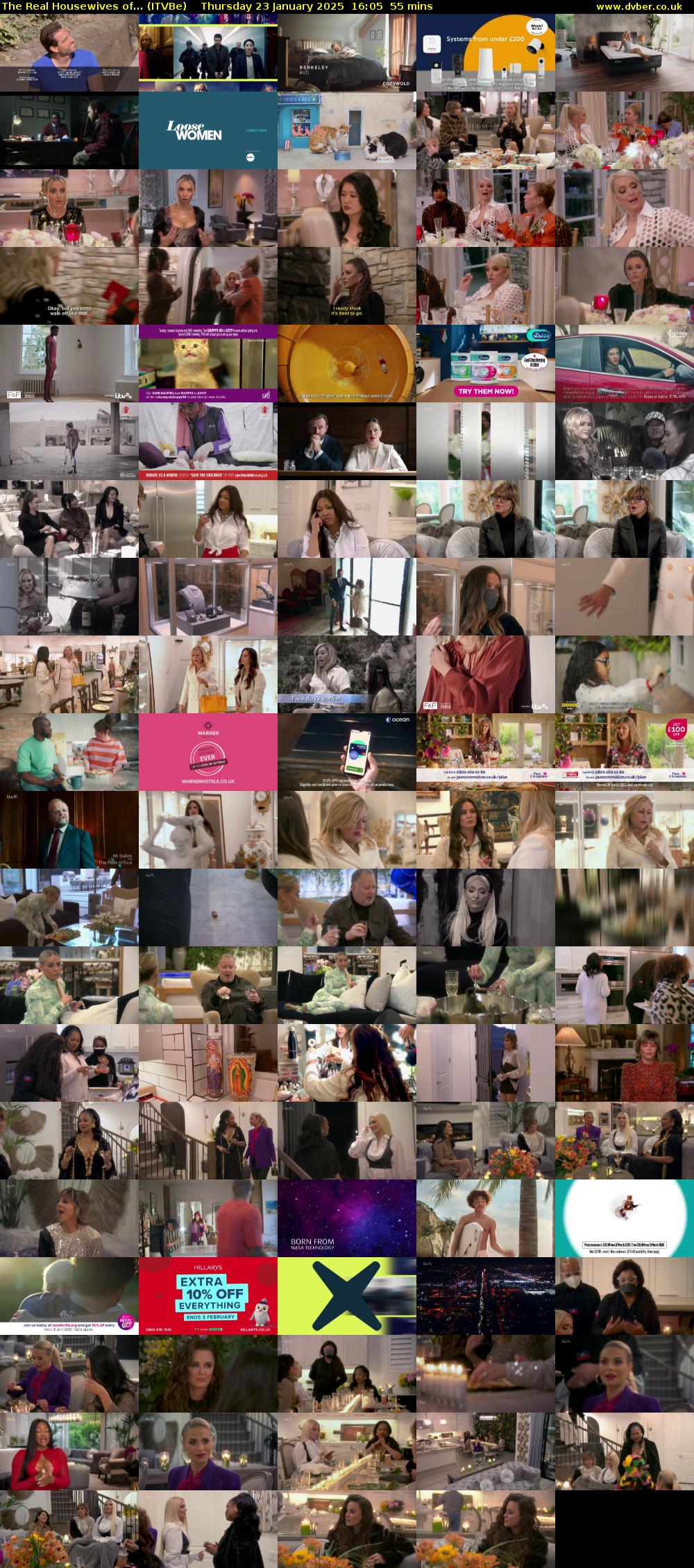 The Real Housewives of... (ITVBe) Thursday 23 January 2025 16:05 - 17:00