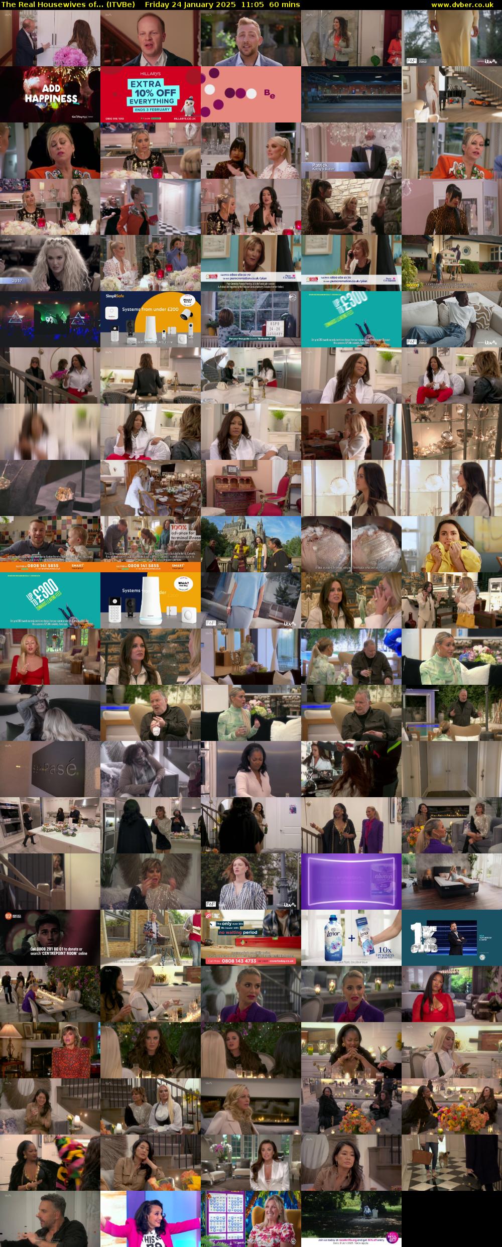The Real Housewives of... (ITVBe) Friday 24 January 2025 11:05 - 12:05