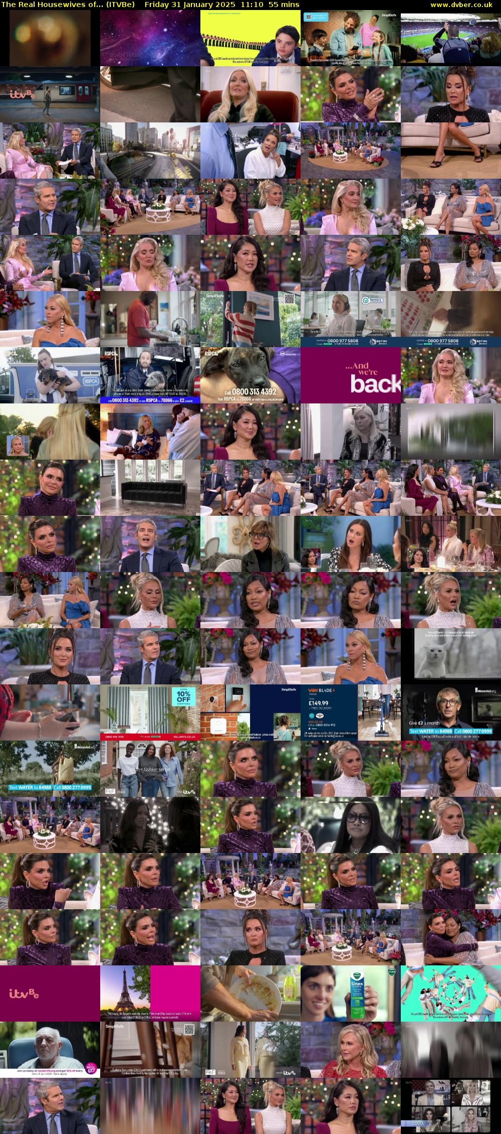 The Real Housewives of... (ITVBe) Friday 31 January 2025 11:10 - 12:05