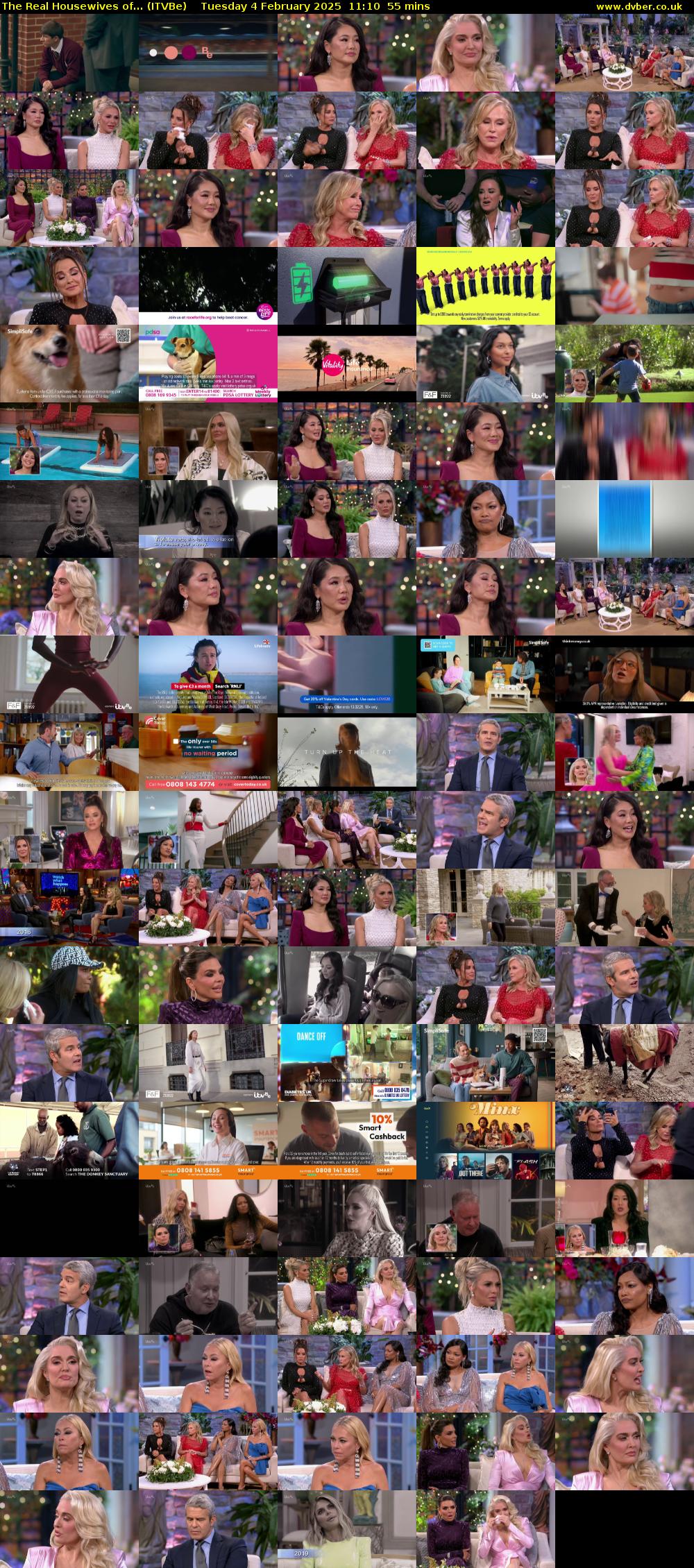 The Real Housewives of... (ITVBe) Tuesday 4 February 2025 11:10 - 12:05