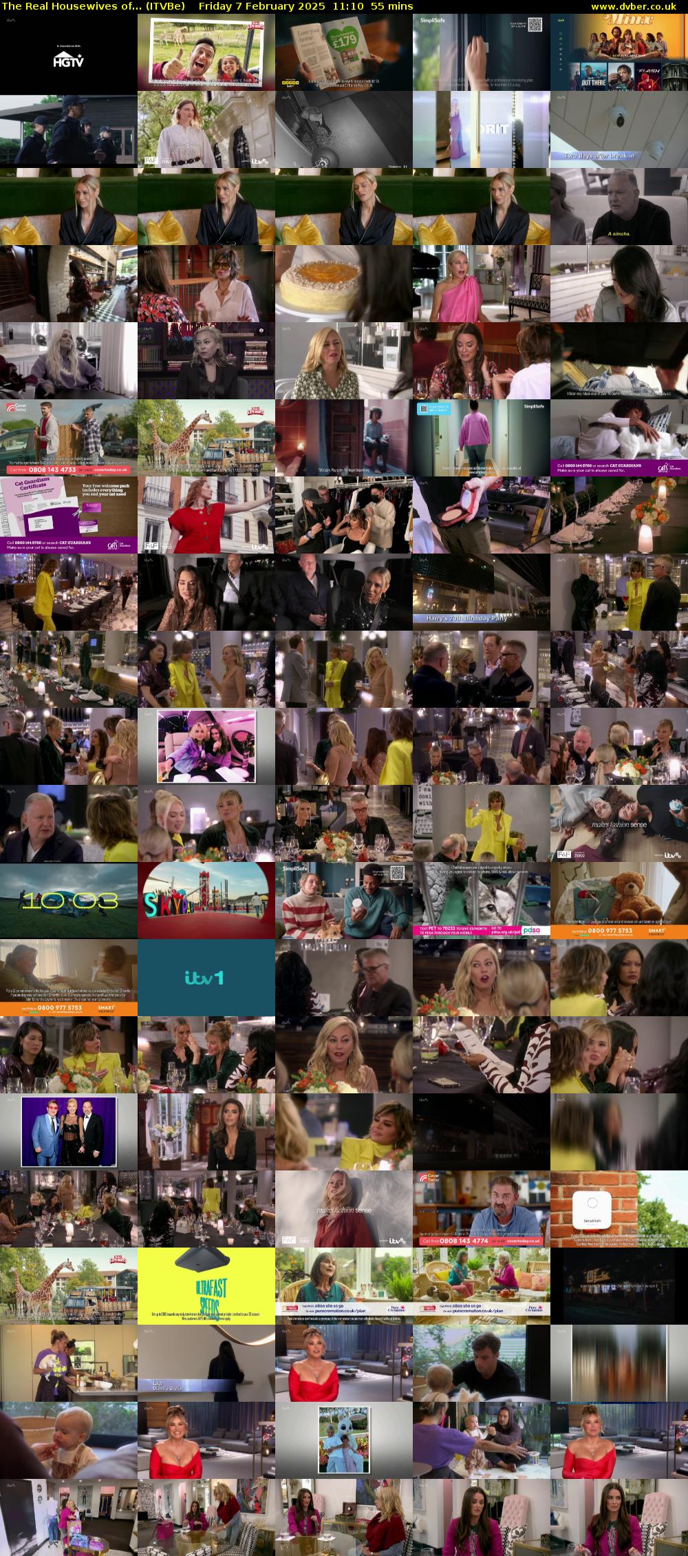The Real Housewives of... (ITVBe) Friday 7 February 2025 11:10 - 12:05