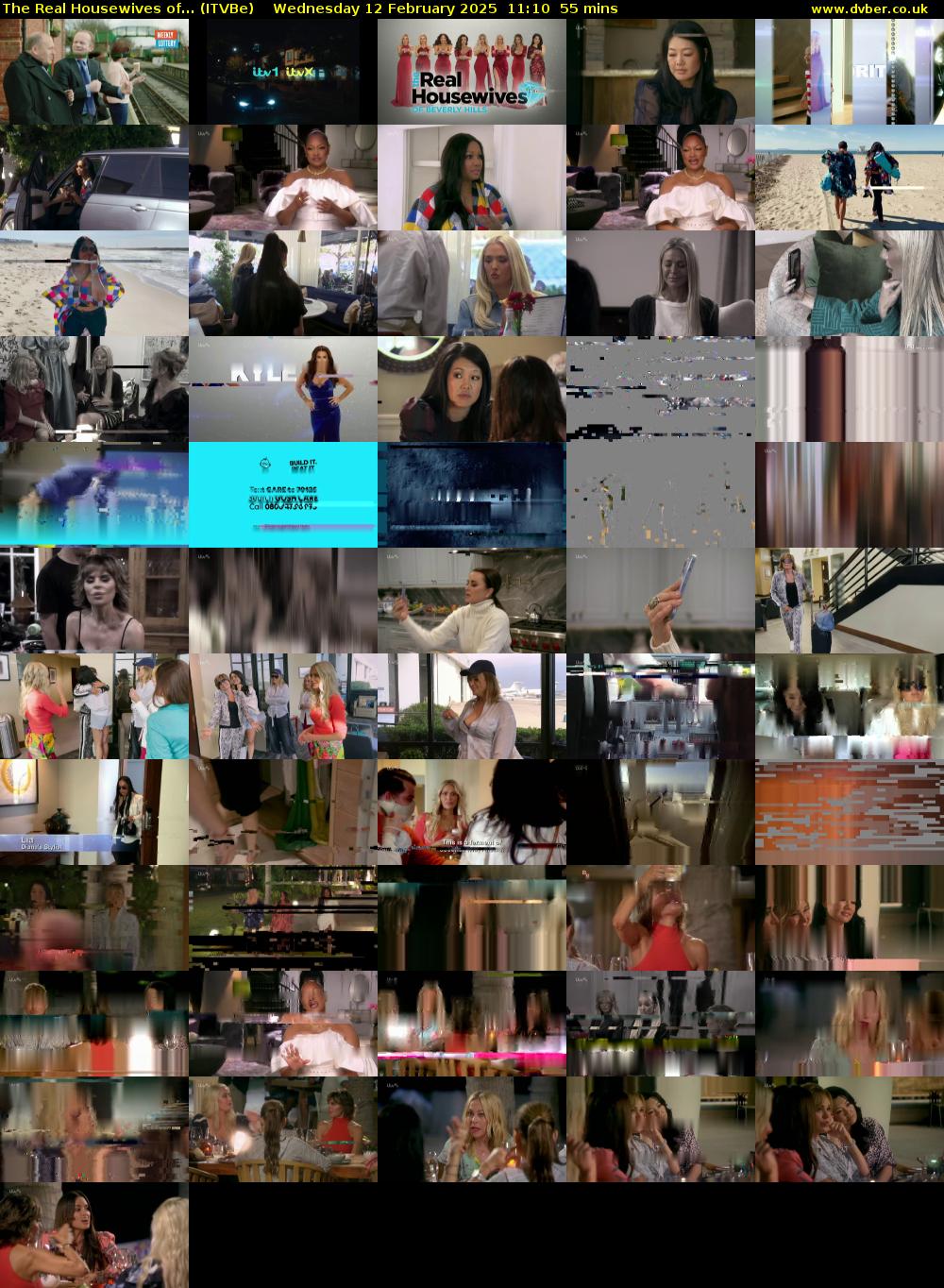 The Real Housewives of... (ITVBe) Wednesday 12 February 2025 11:10 - 12:05