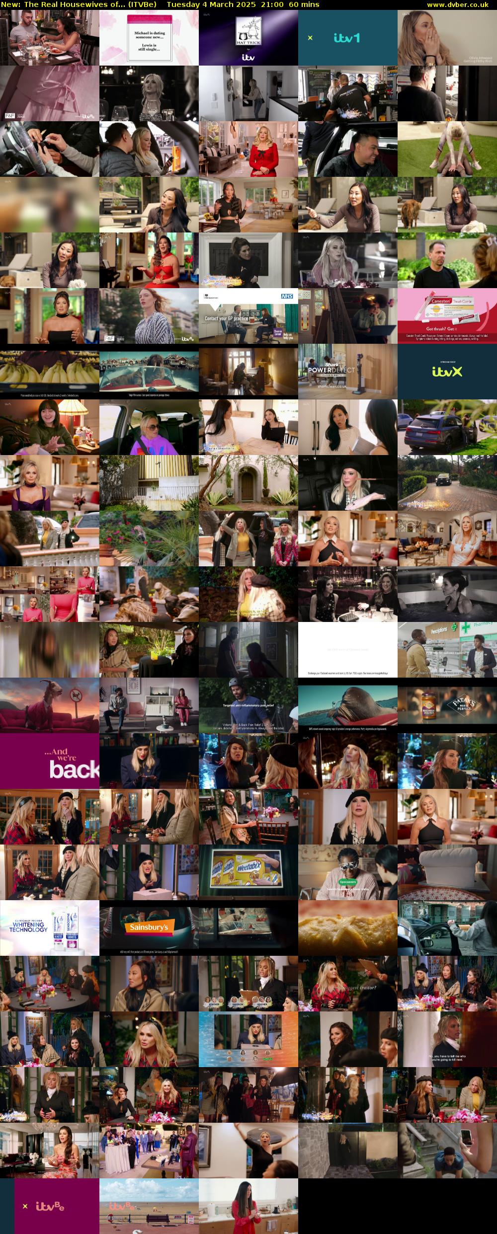The Real Housewives of... (ITVBe) Tuesday 4 March 2025 21:00 - 22:00