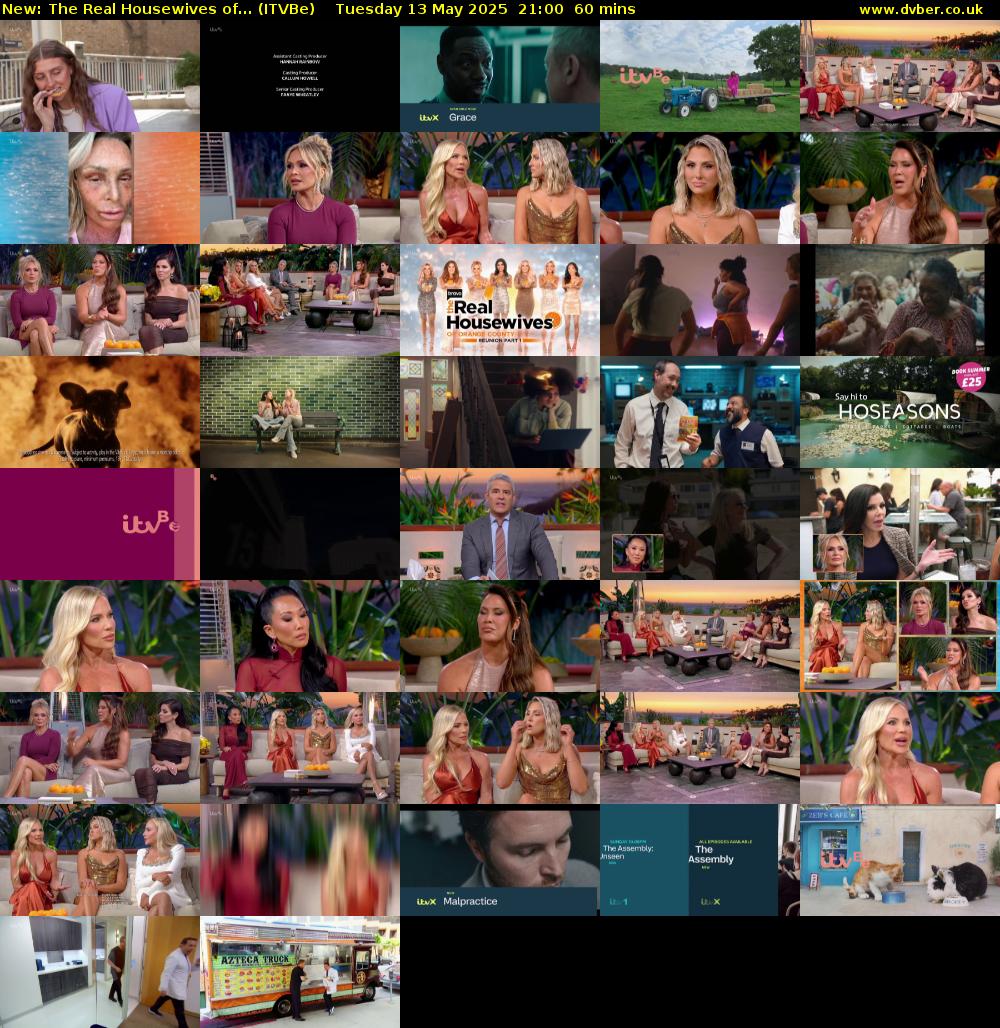 The Real Housewives of... (ITVBe) Tuesday 13 May 2025 21:00 - 22:00