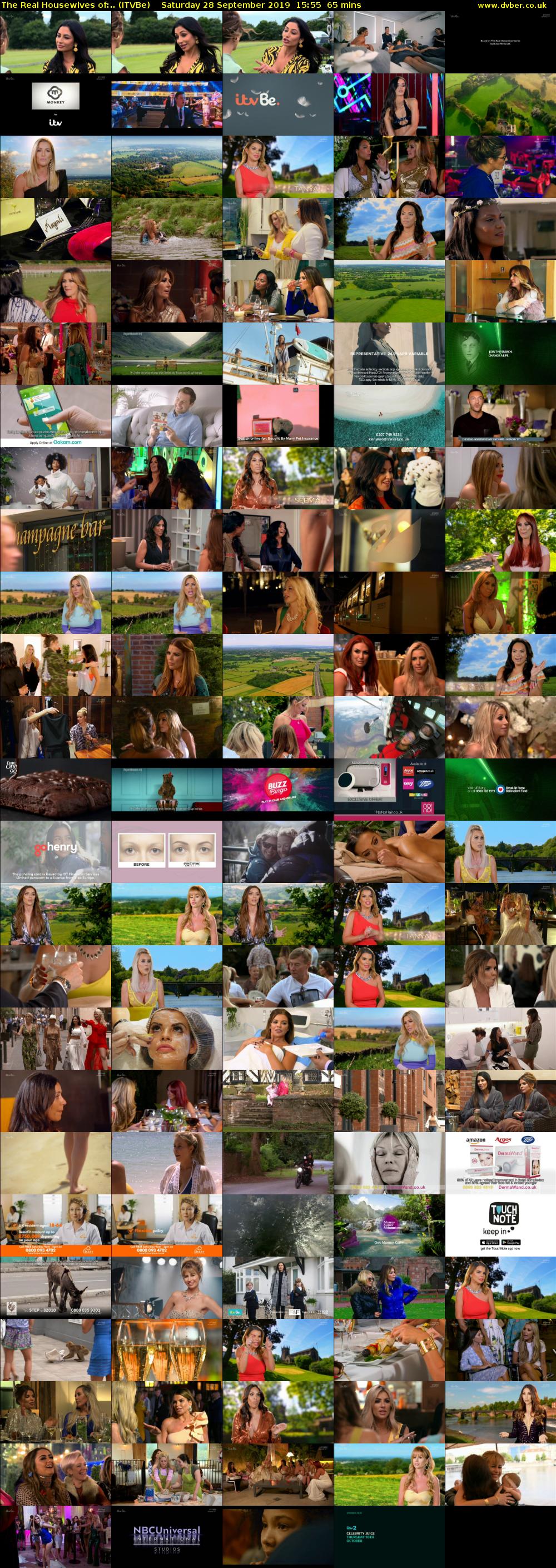 The Real Housewives of:.. (ITVBe) Saturday 28 September 2019 15:55 - 17:00