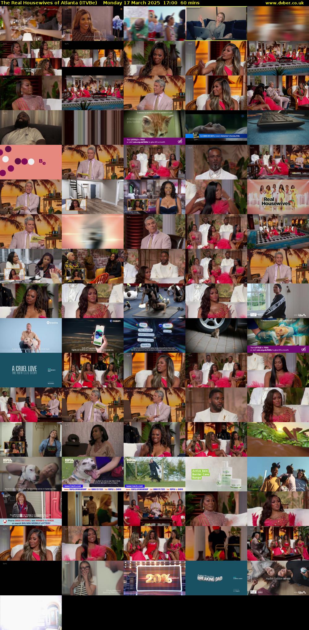 The Real Housewives of Atlanta (ITVBe) Monday 17 March 2025 17:00 - 18:00
