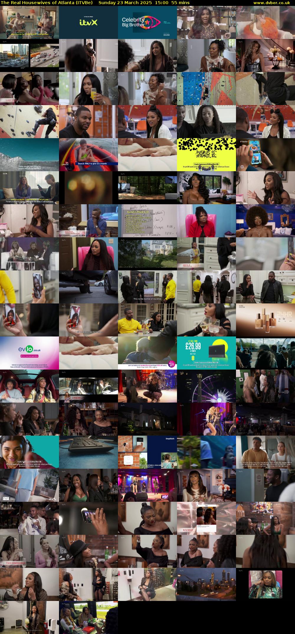 The Real Housewives of Atlanta (ITVBe) Sunday 23 March 2025 15:00 - 15:55