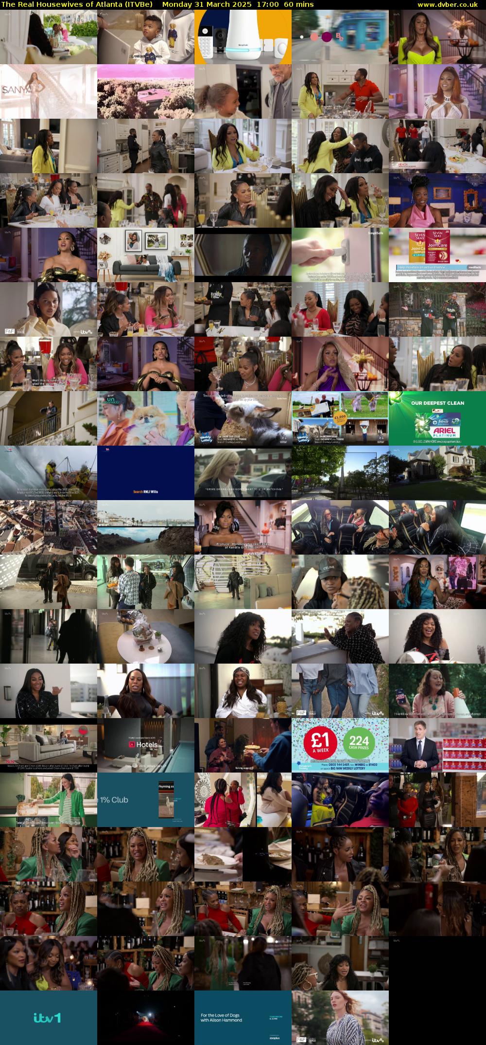 The Real Housewives of Atlanta (ITVBe) Monday 31 March 2025 17:00 - 18:00