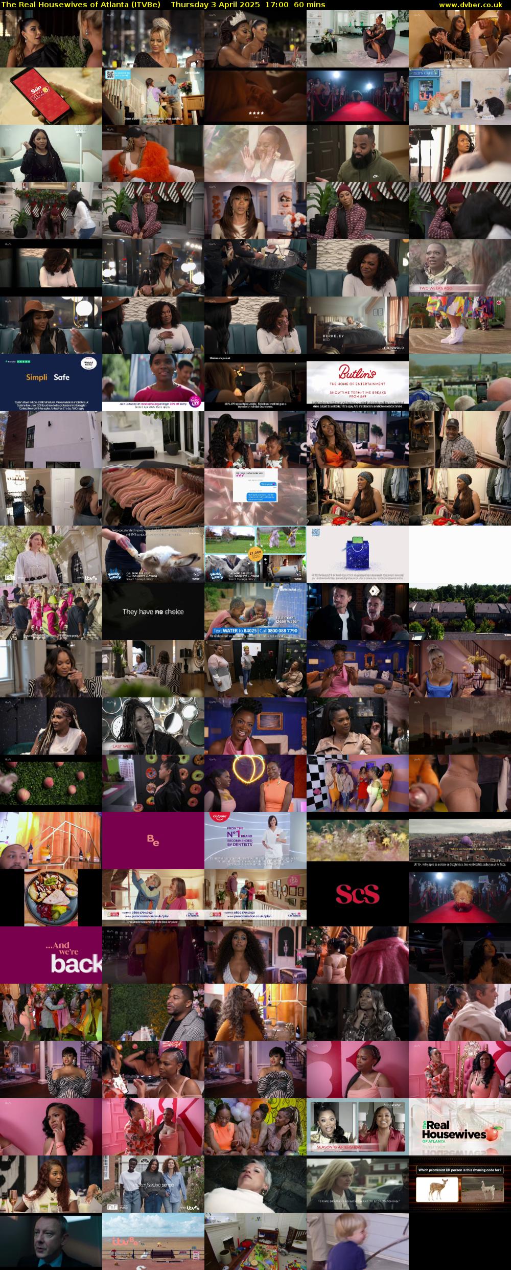 The Real Housewives of Atlanta (ITVBe) Thursday 3 April 2025 17:00 - 18:00