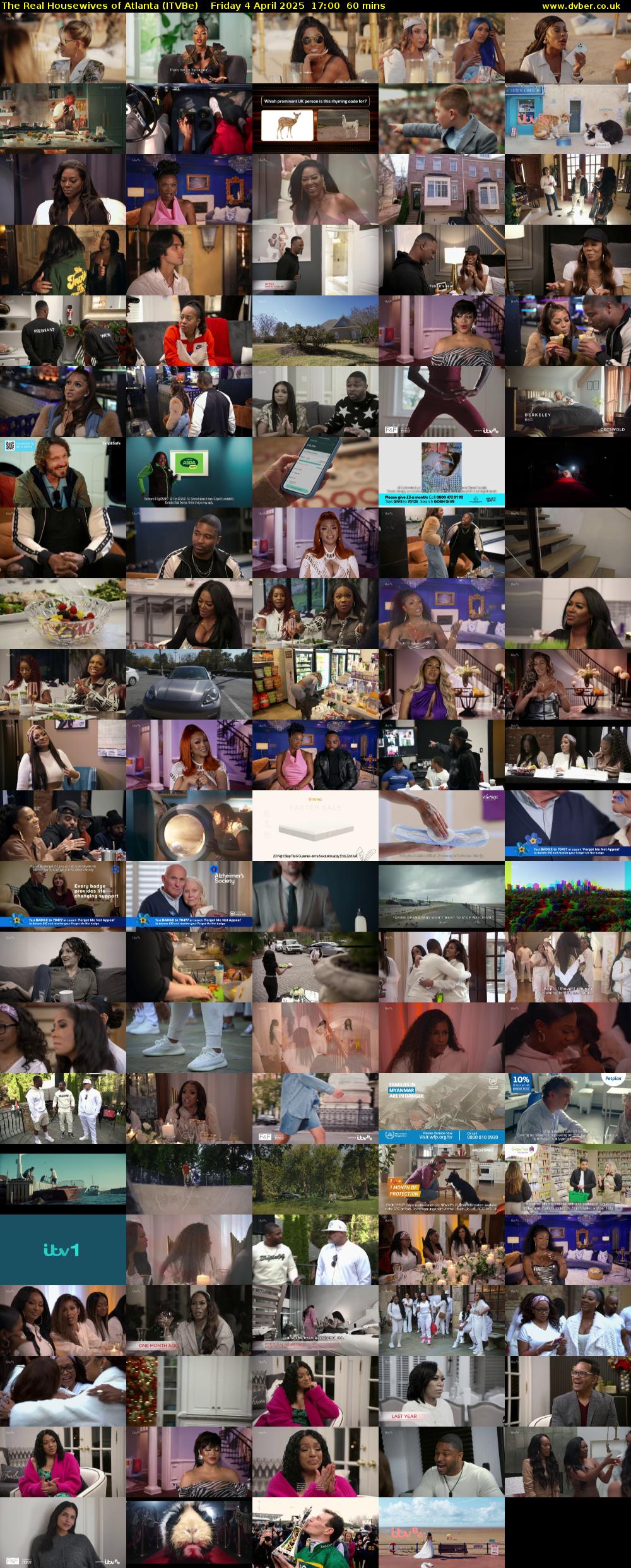 The Real Housewives of Atlanta (ITVBe) Friday 4 April 2025 17:00 - 18:00