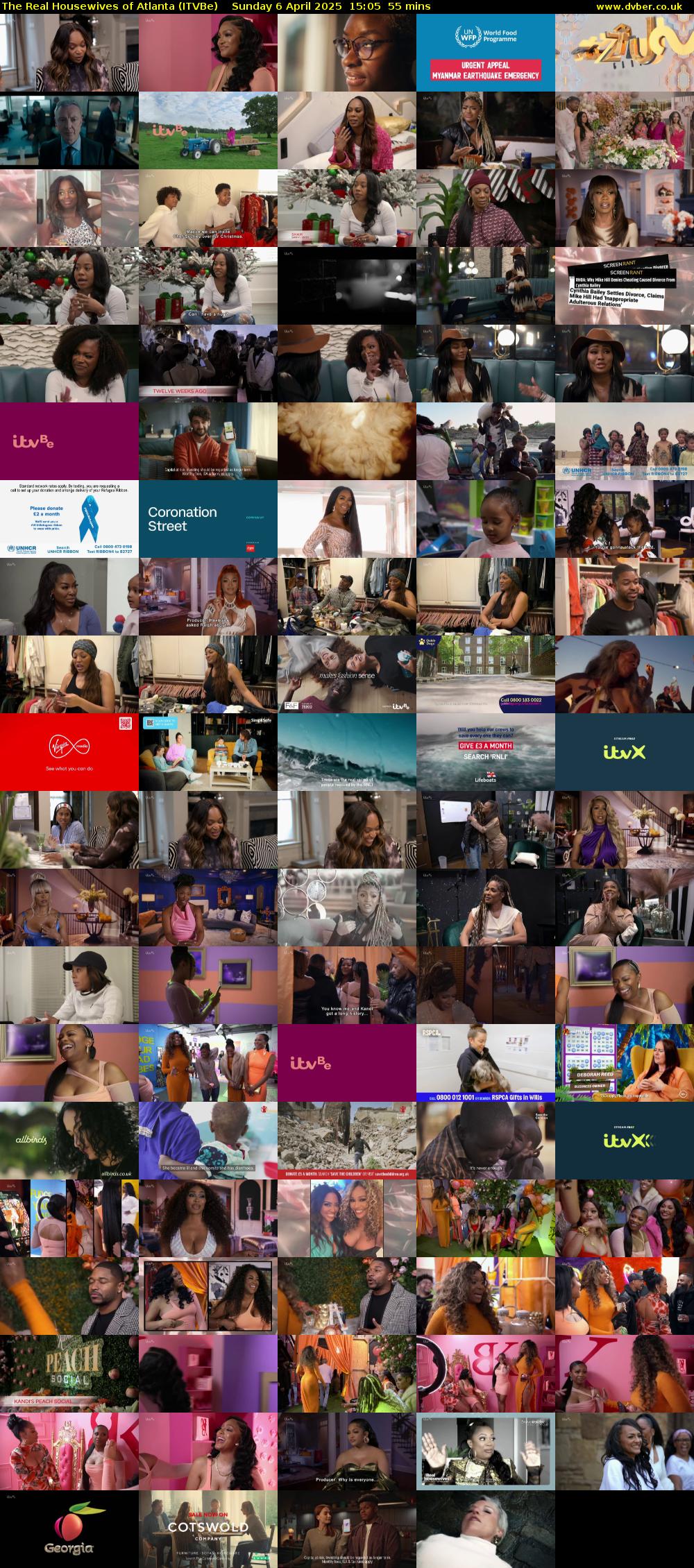 The Real Housewives of Atlanta (ITVBe) Sunday 6 April 2025 15:05 - 16:00