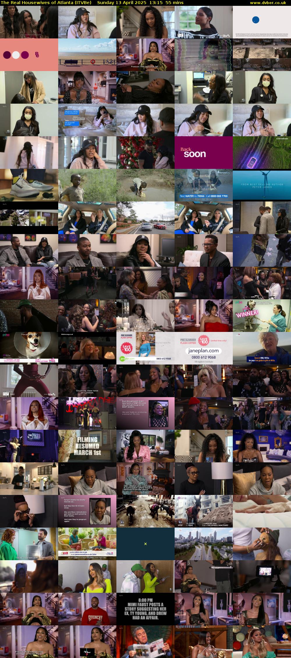 The Real Housewives of Atlanta (ITVBe) Sunday 13 April 2025 13:15 - 14:10