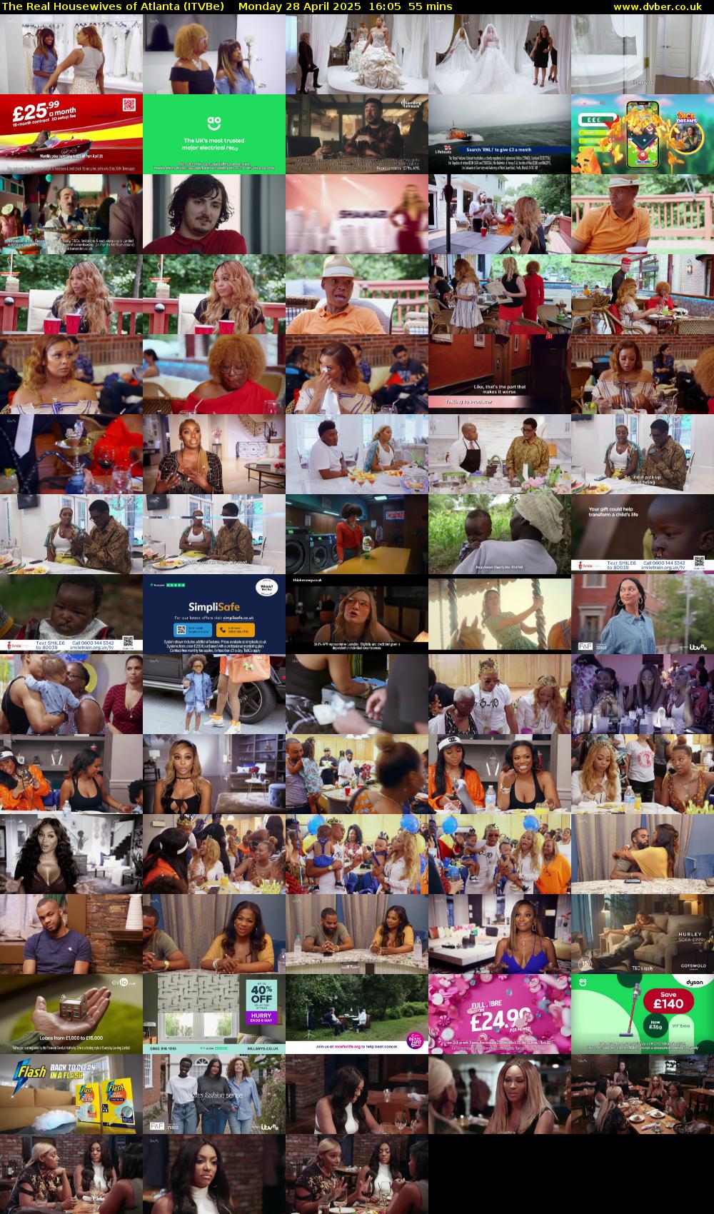 The Real Housewives of Atlanta (ITVBe) Monday 28 April 2025 16:05 - 17:00