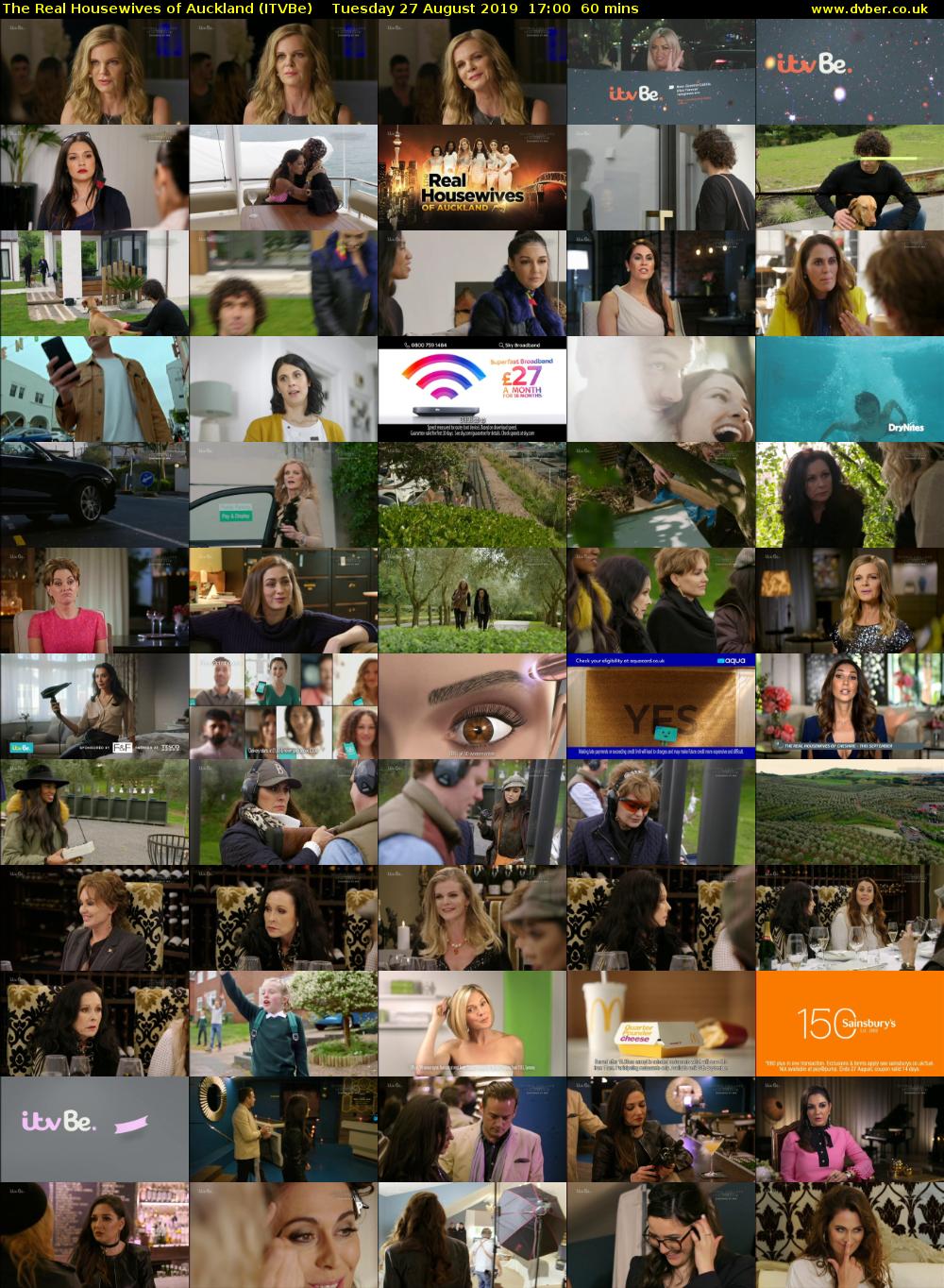 The Real Housewives of Auckland (ITVBe) Tuesday 27 August 2019 17:00 - 18:00