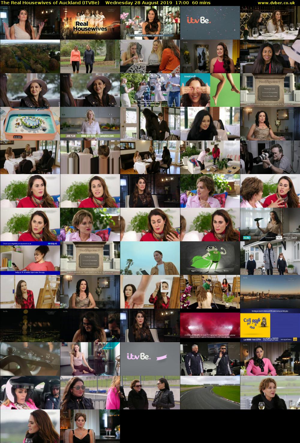 The Real Housewives of Auckland (ITVBe) Wednesday 28 August 2019 17:00 - 18:00
