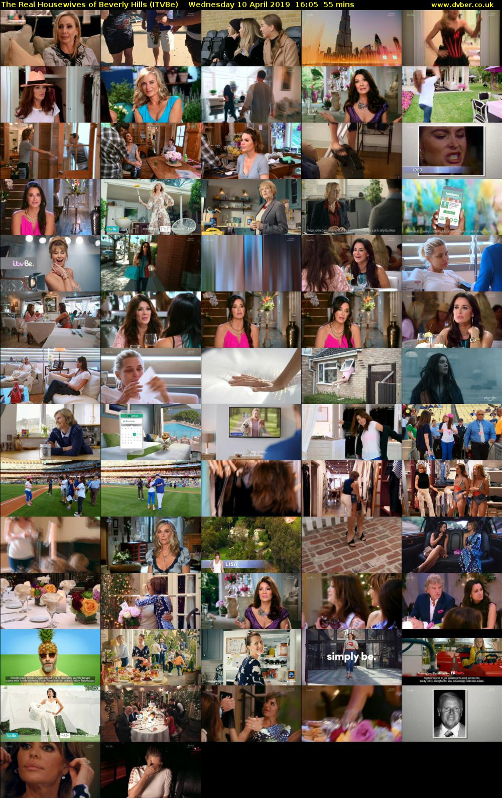 The Real Housewives of Beverly Hills (ITVBe) Wednesday 10 April 2019 16:05 - 17:00
