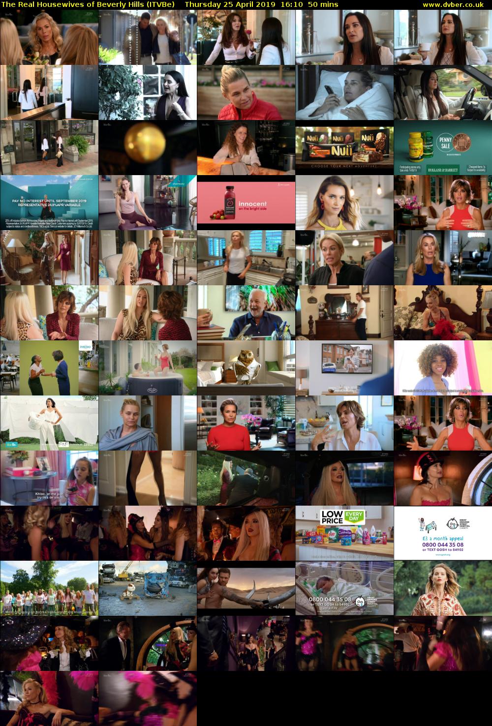 The Real Housewives of Beverly Hills (ITVBe) Thursday 25 April 2019 16:10 - 17:00