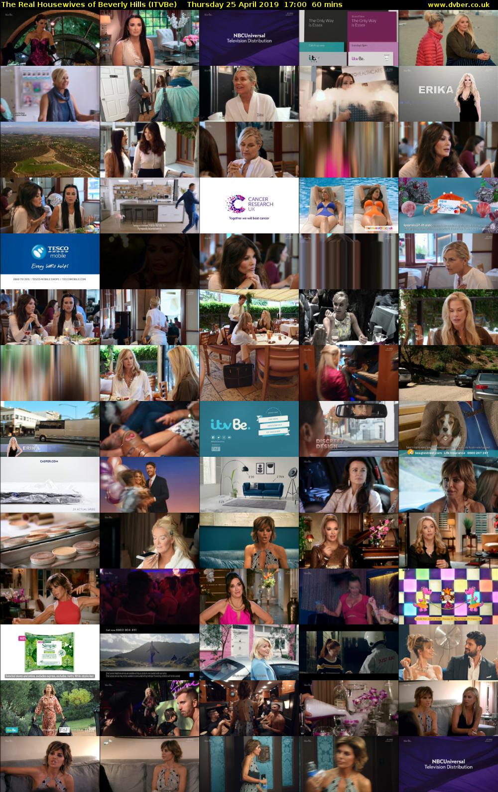 The Real Housewives of Beverly Hills (ITVBe) Thursday 25 April 2019 17:00 - 18:00