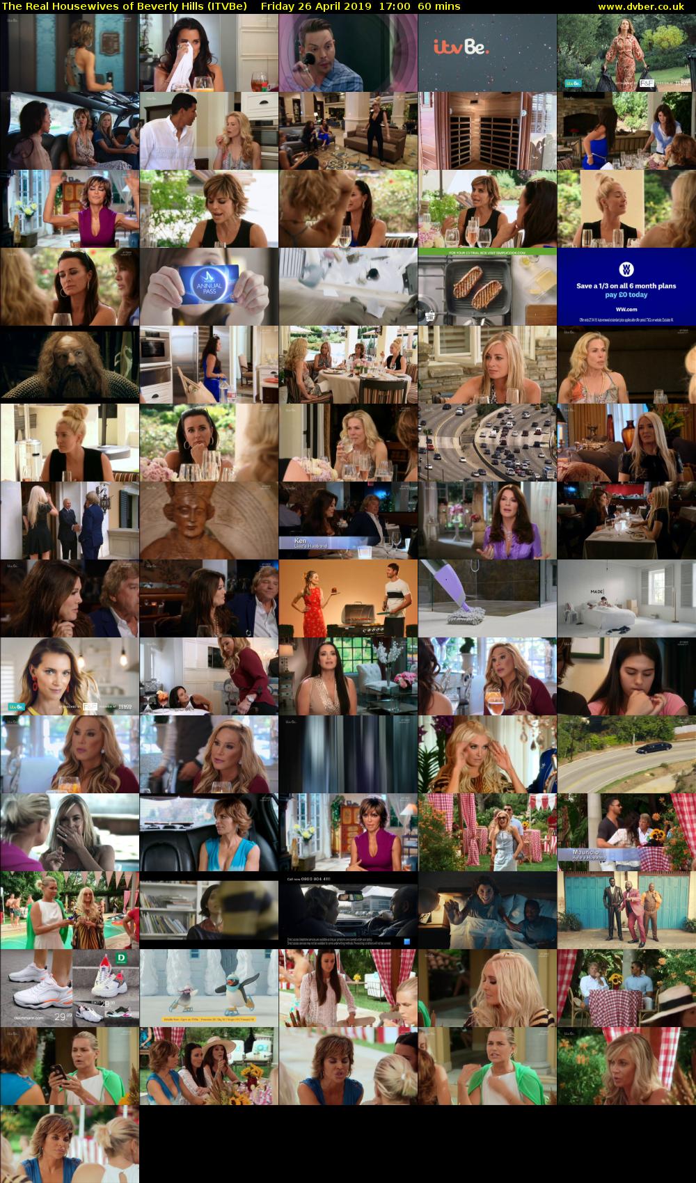 The Real Housewives of Beverly Hills (ITVBe) Friday 26 April 2019 17:00 - 18:00